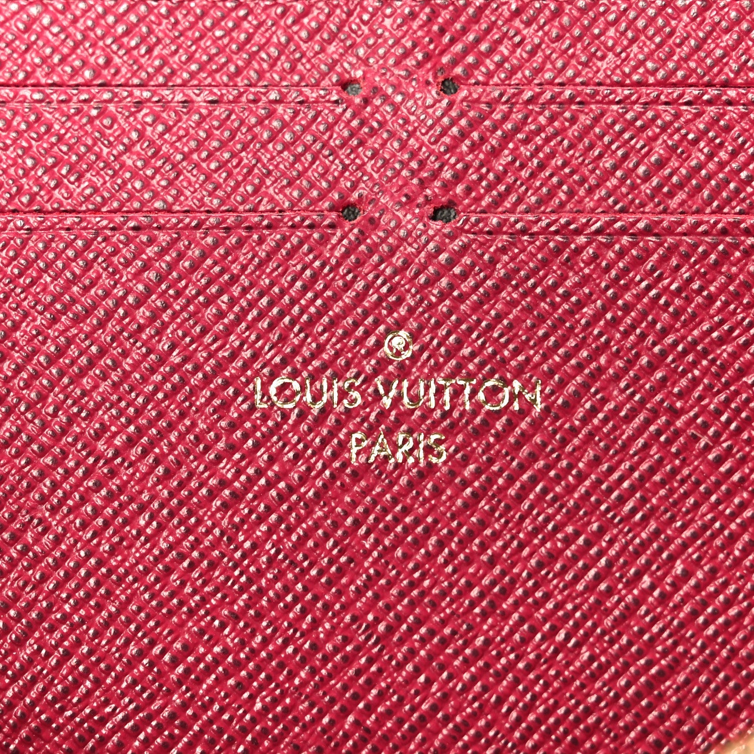 Monogram Clemence Wallet Fuchsia