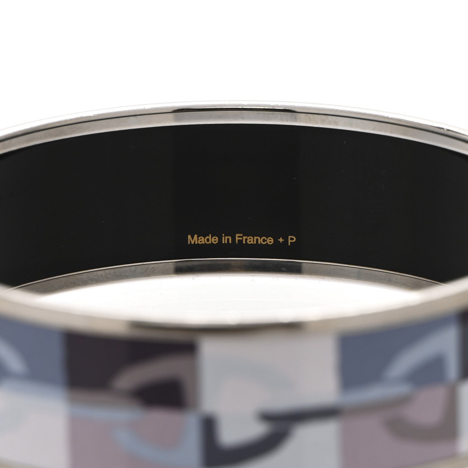 Enamel Printed Optique Chaine D'Ancre Wide Bracelet 65
