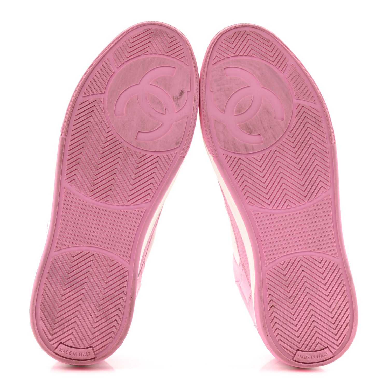 Cotton Sneakers 38 Pink White