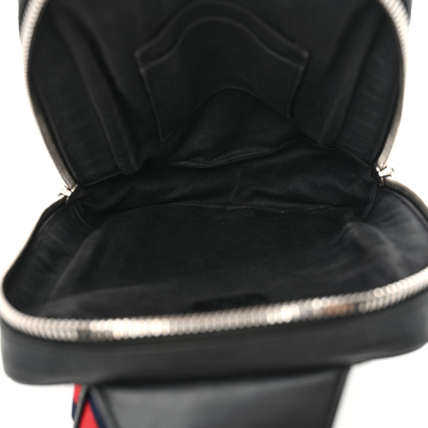 GG Supreme Monogram Web Belt Bag Black Grey