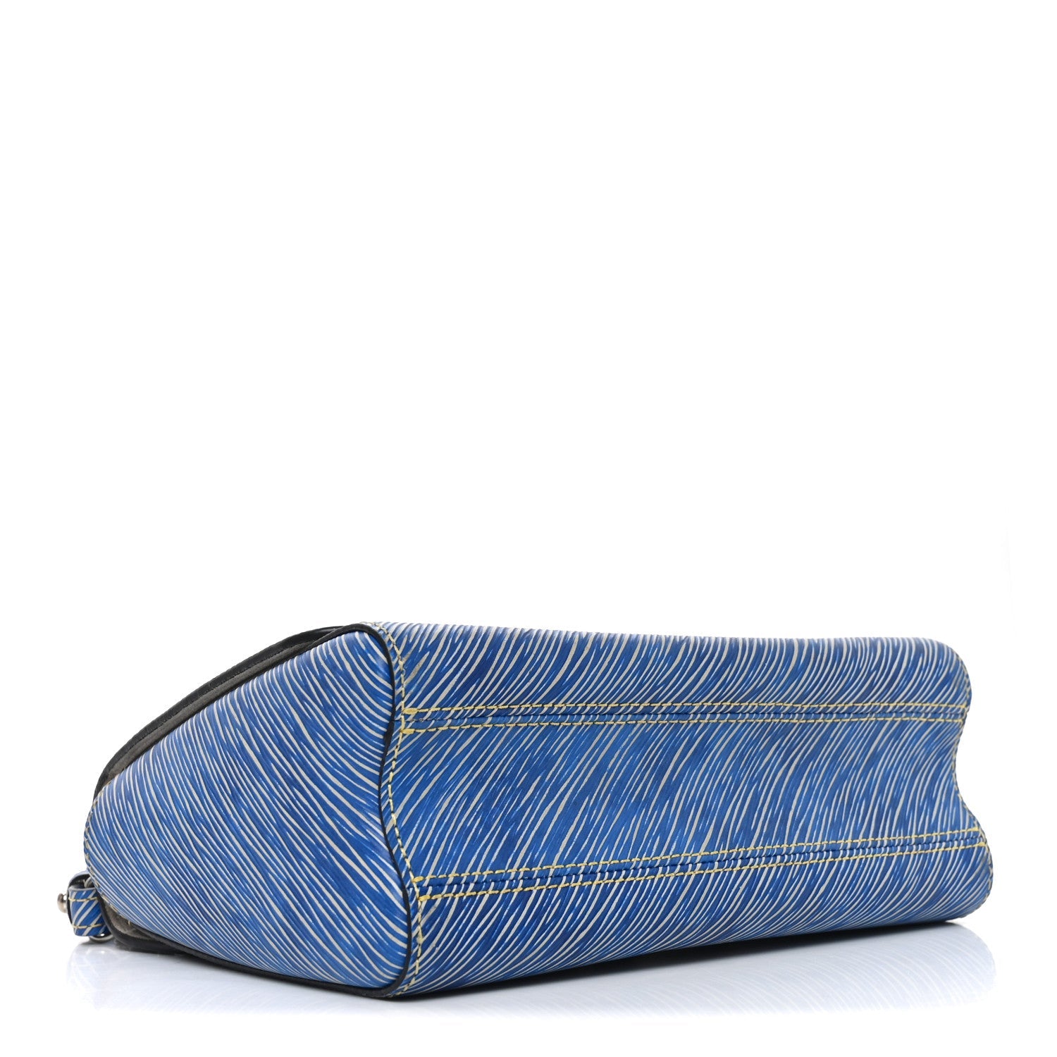 Epi Pins Twist Shoulder Bag MM Denim Light