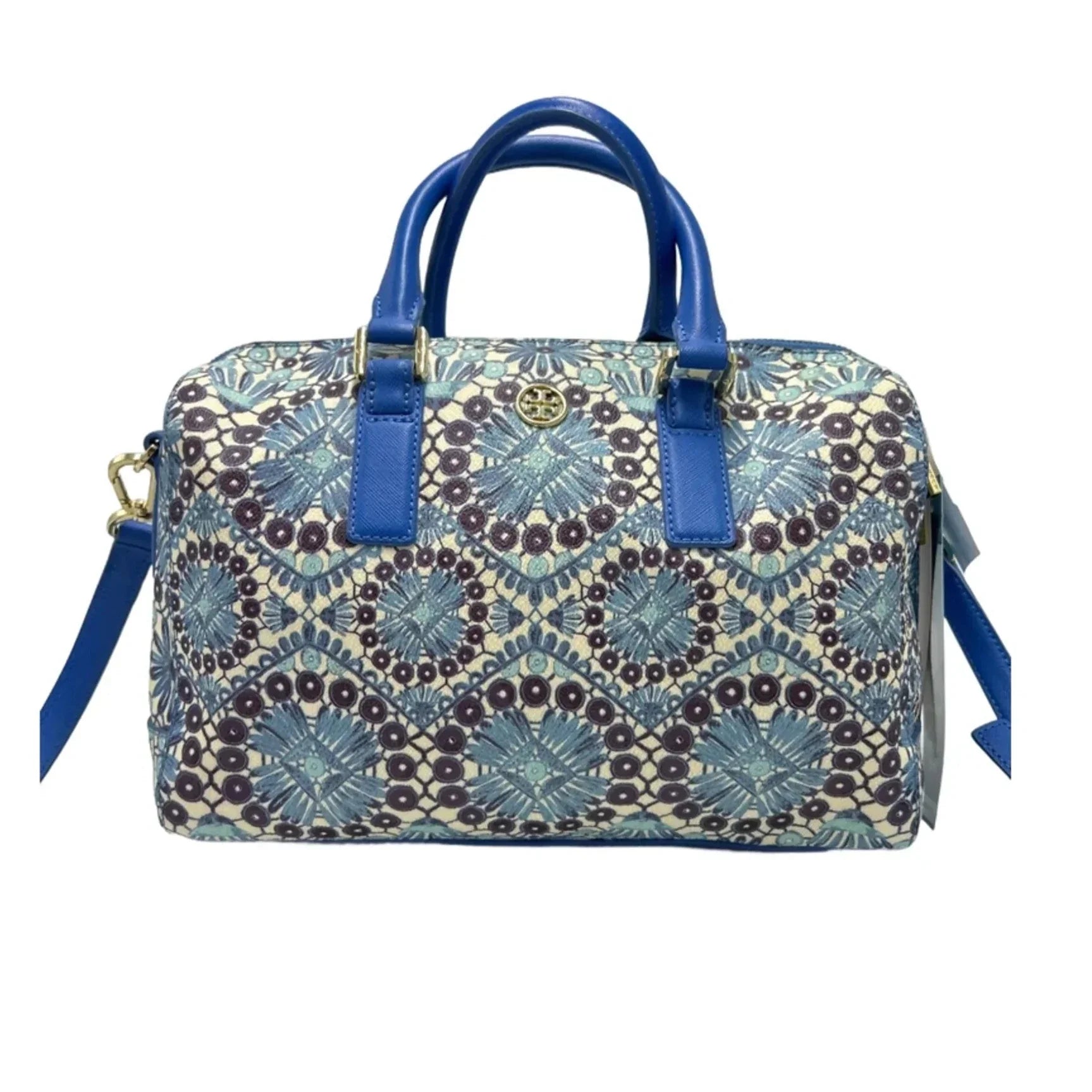 Tory Burch Robinson Printed Middy Designer Handbag