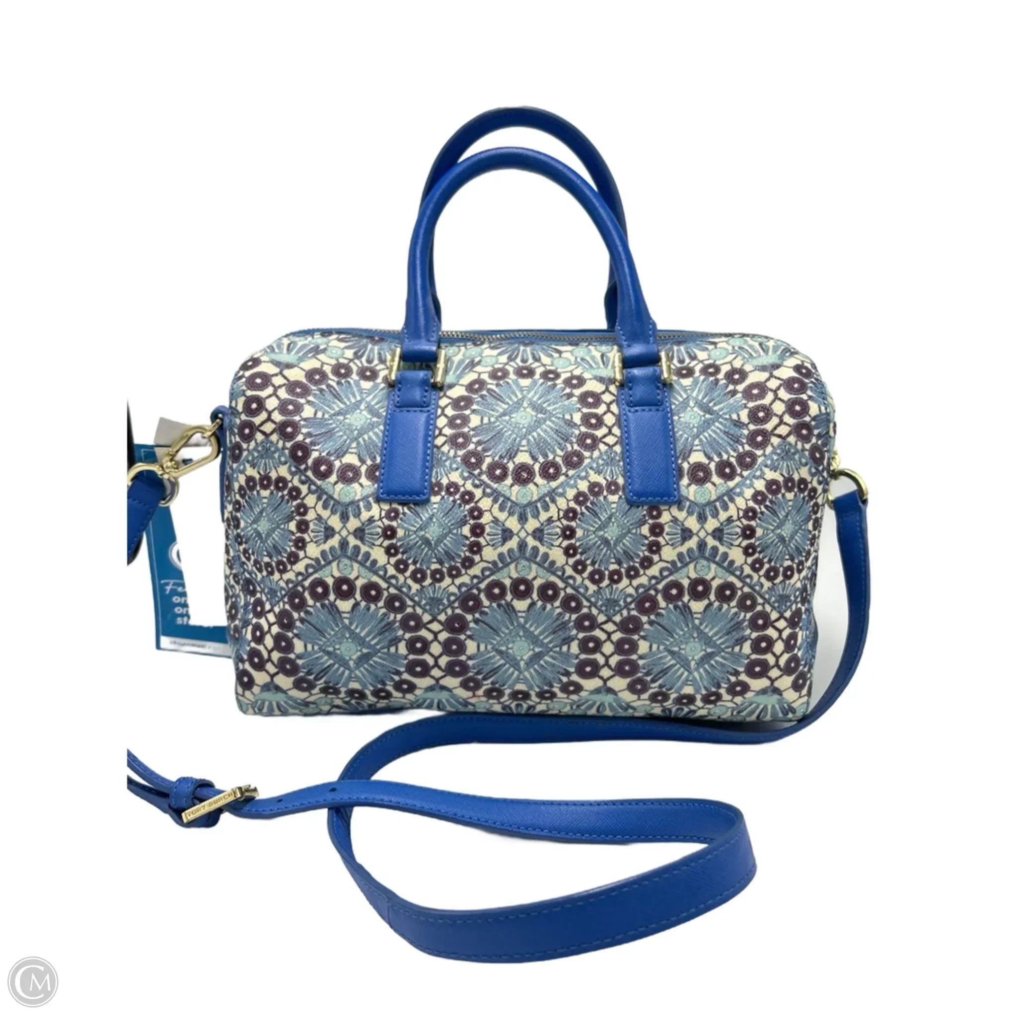 Tory Burch Robinson Printed Middy Designer Handbag