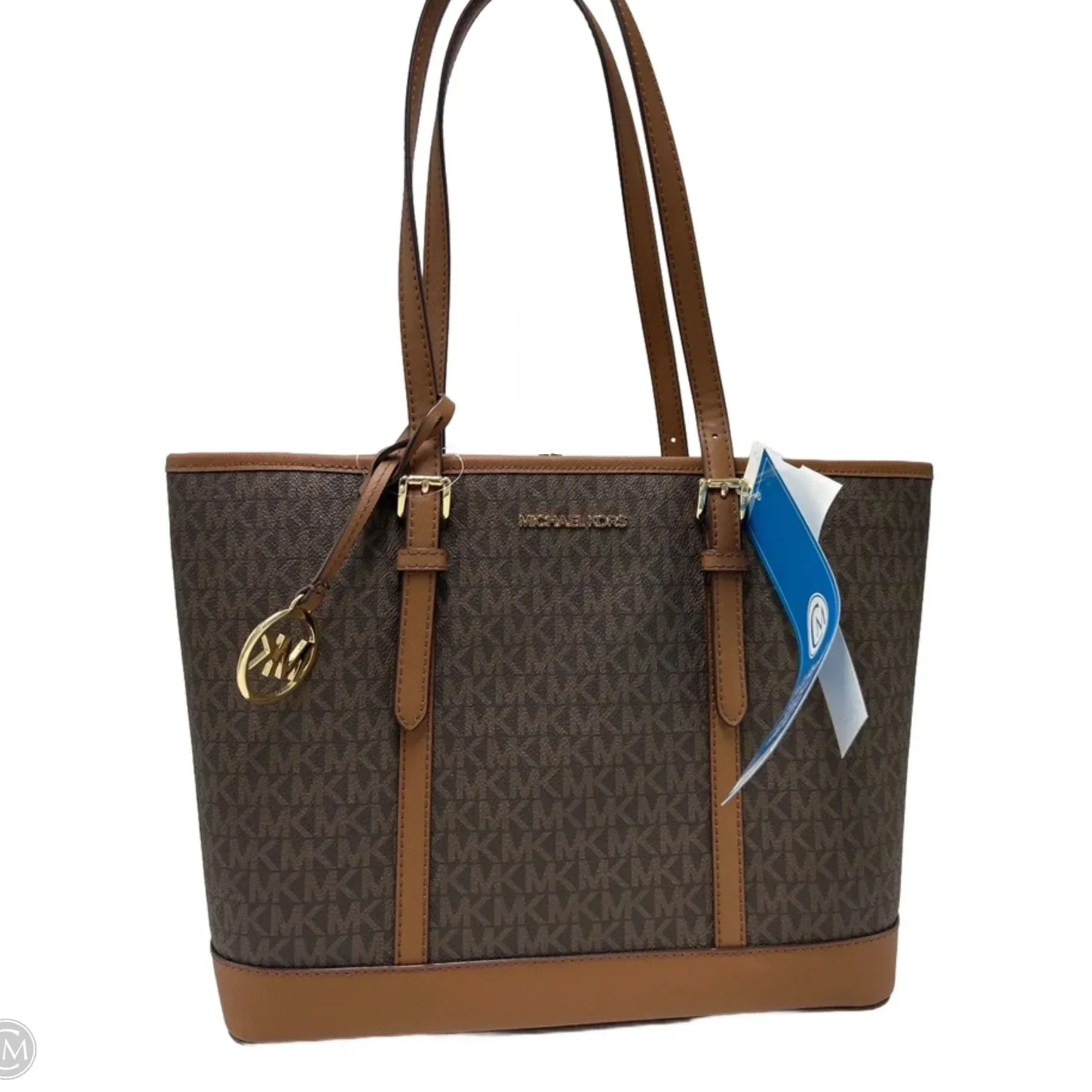 NEW! Logo Print Handbag By Michael Kors