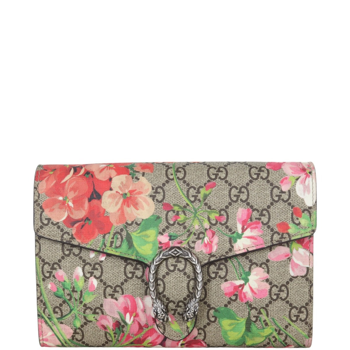 Gucci Dionysus GG Blooms Chain Wallet