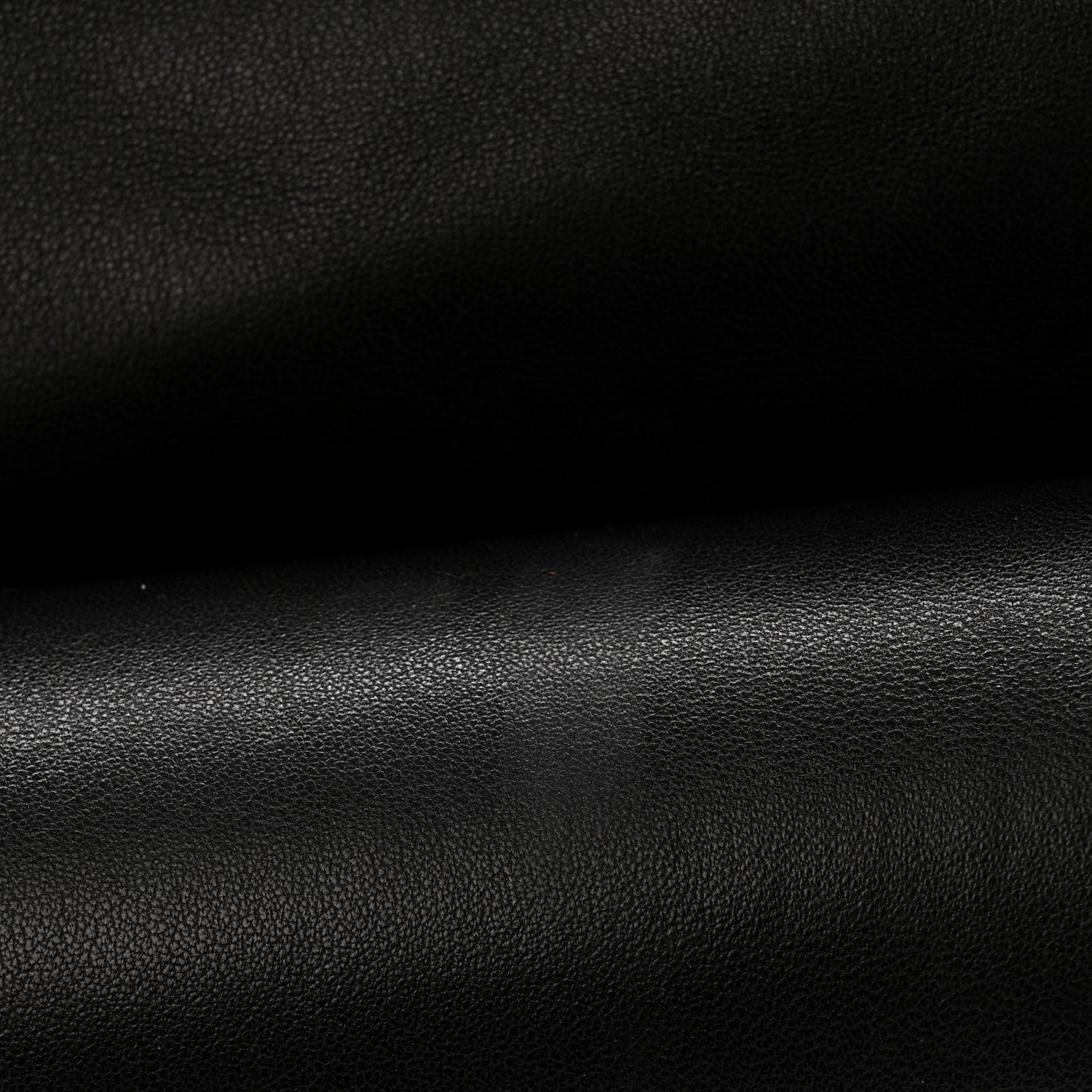 Lambskin Quilted Jumbo Double Flap Black