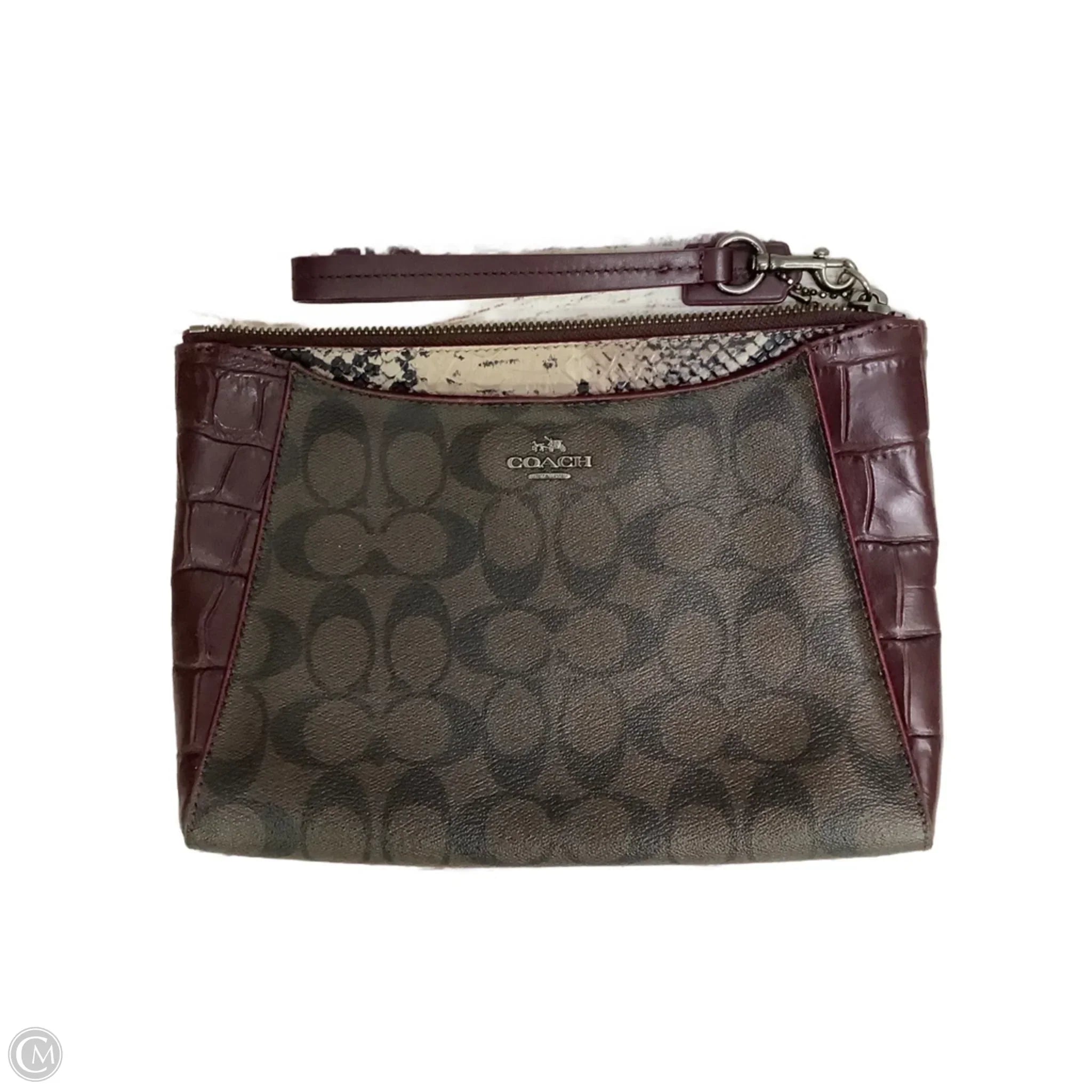 Wristlet Designer By Coach, Size: Large