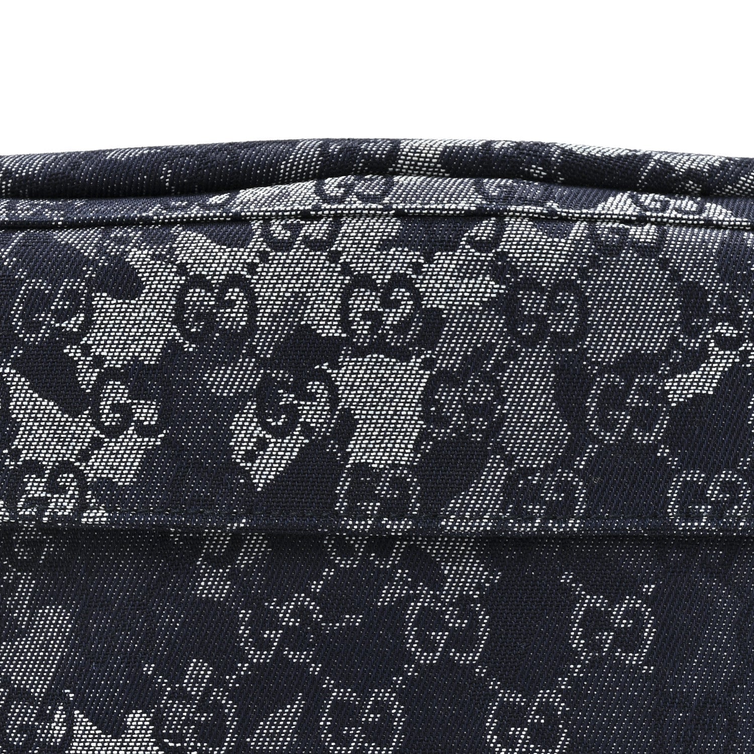 Denim GG Monogram Camouflage Belt Bag Blue