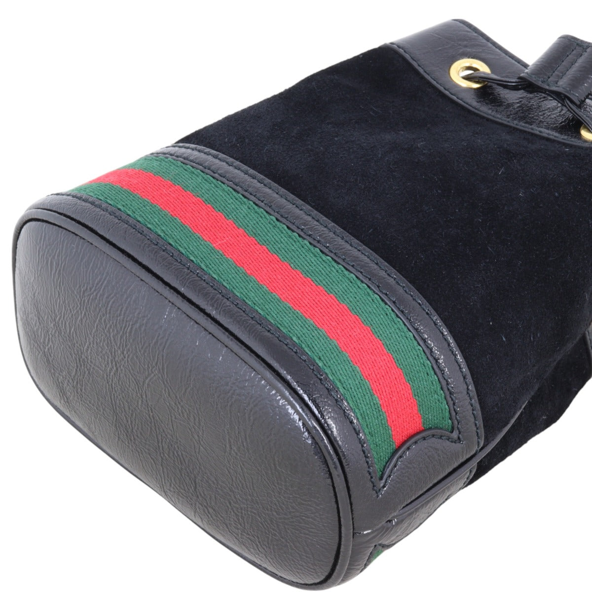 Gucci Ophidia Suede Bucket Bag Mini