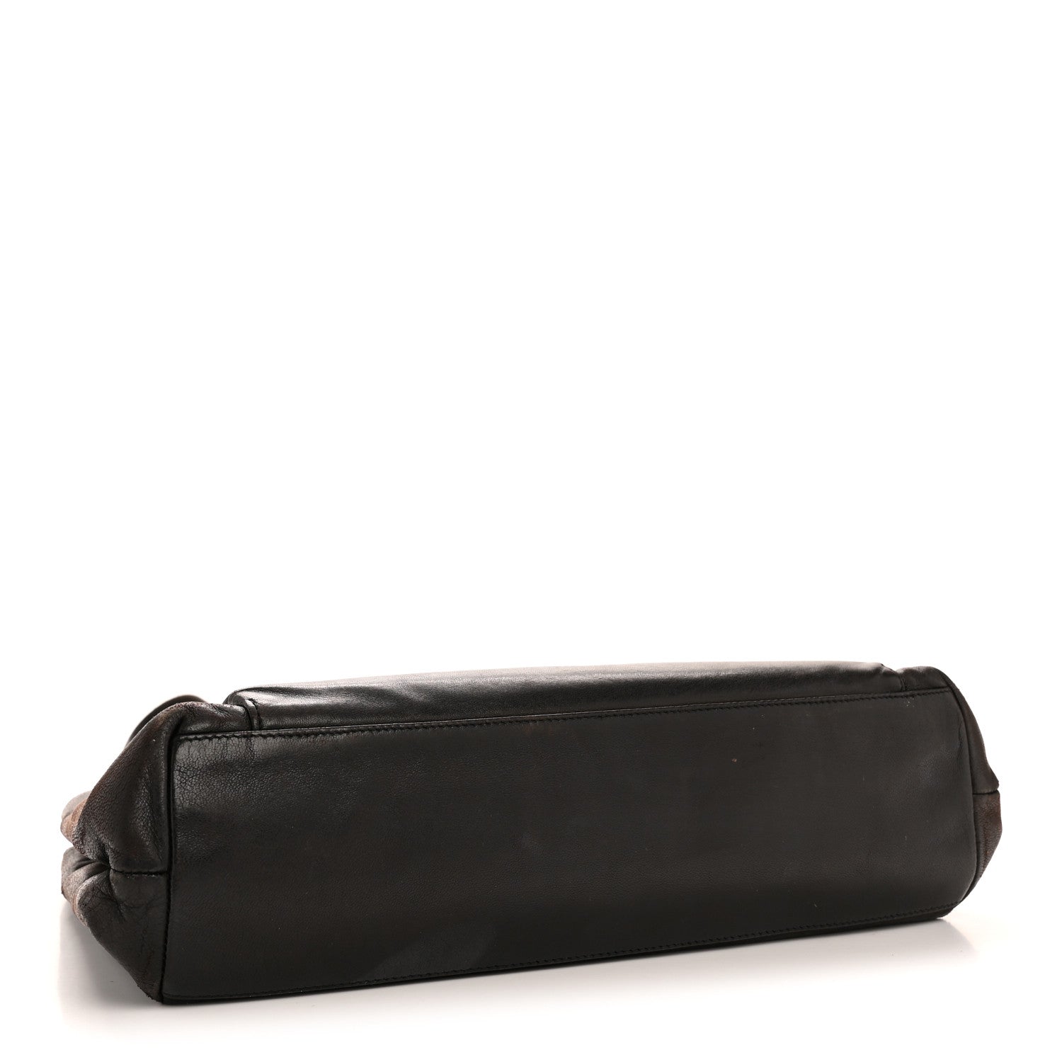 Lambskin Flap Shoulder Bag Black