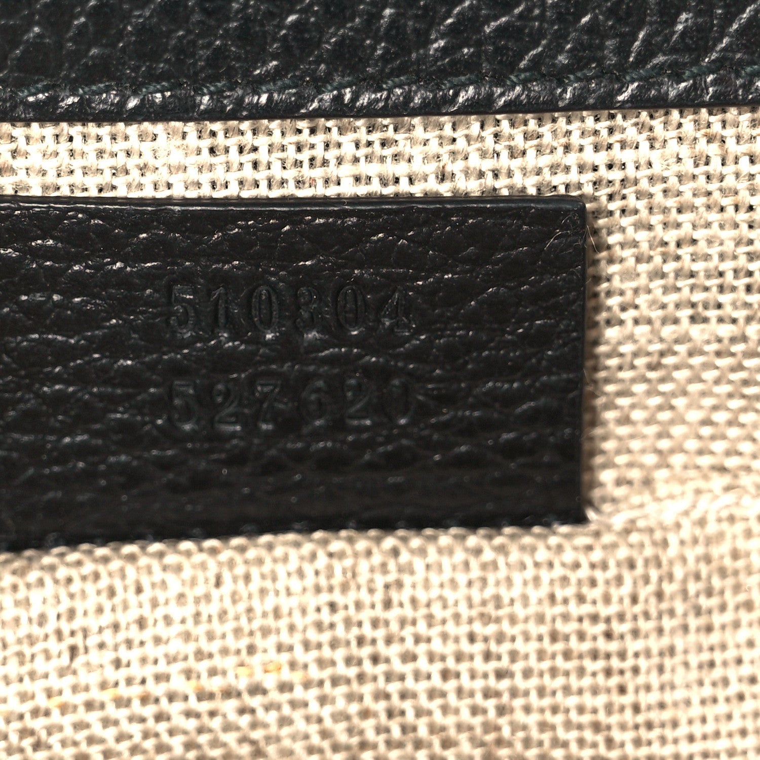 Dollar Calfskin Small Interlocking G Shoulder Bag Black