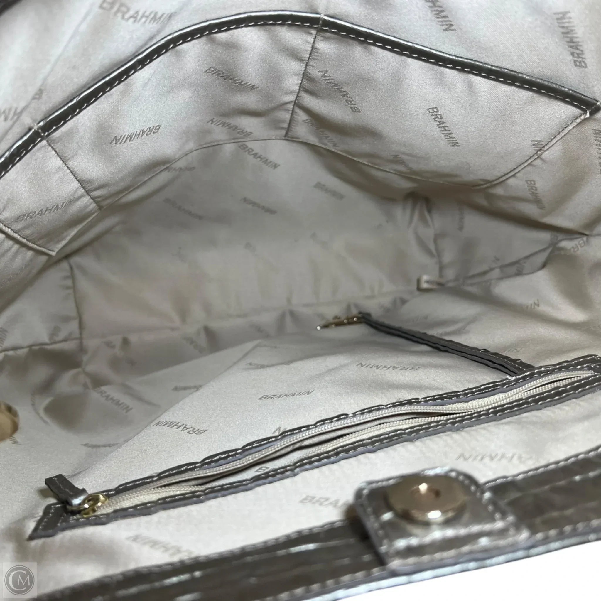 Tote Designer By Brahmin, Size: Large