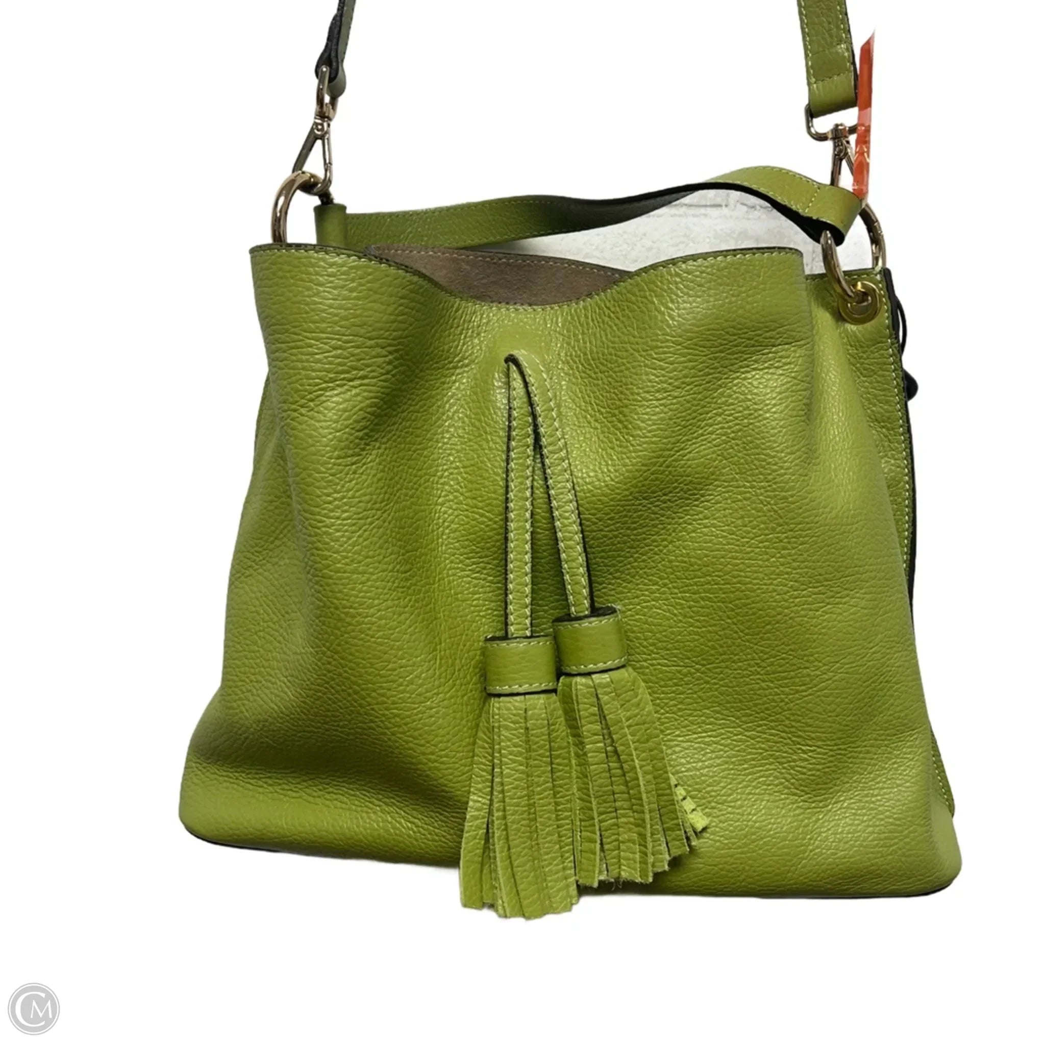 Handbag Leather By vittoria napoli, Size: Medium
