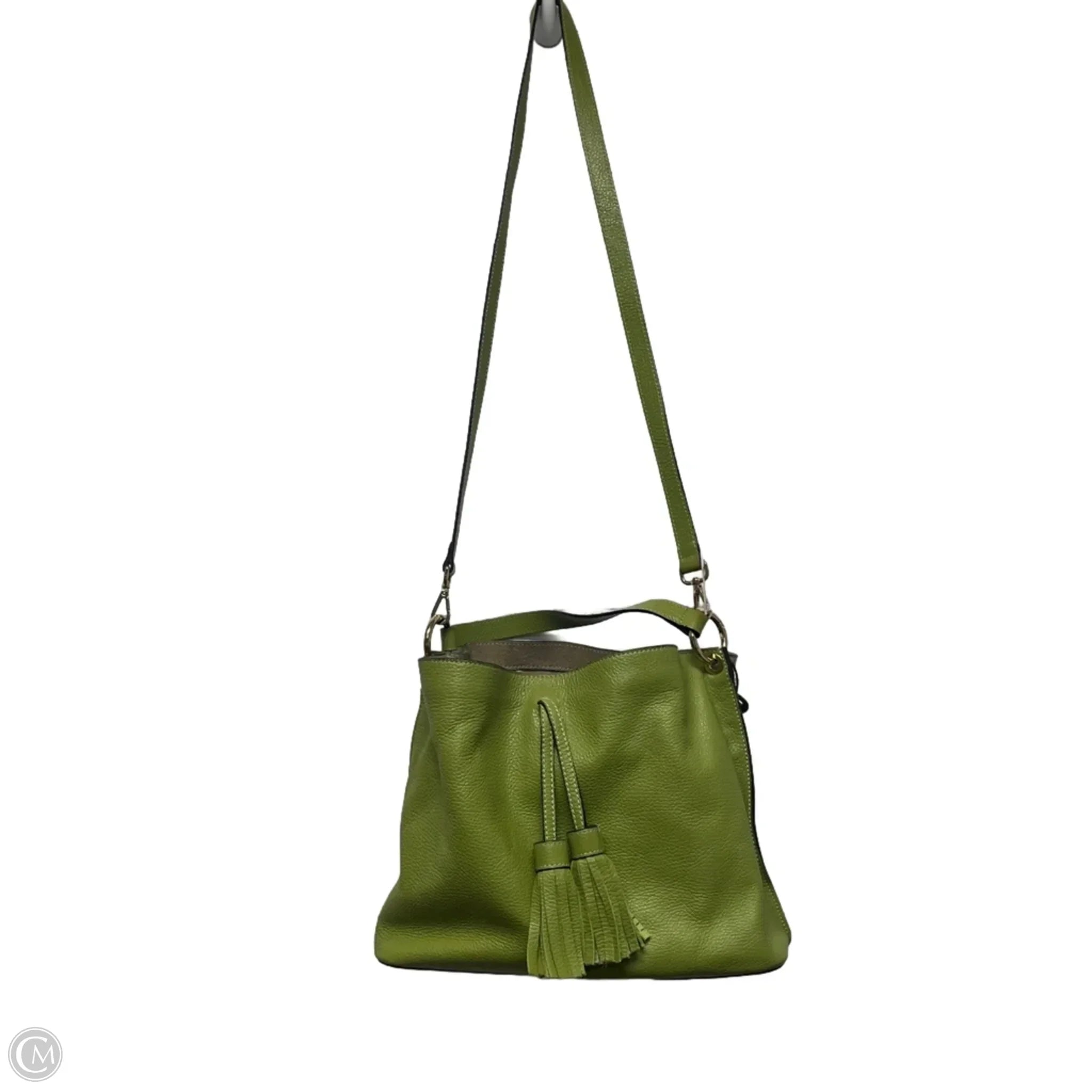 Handbag Leather By vittoria napoli, Size: Medium