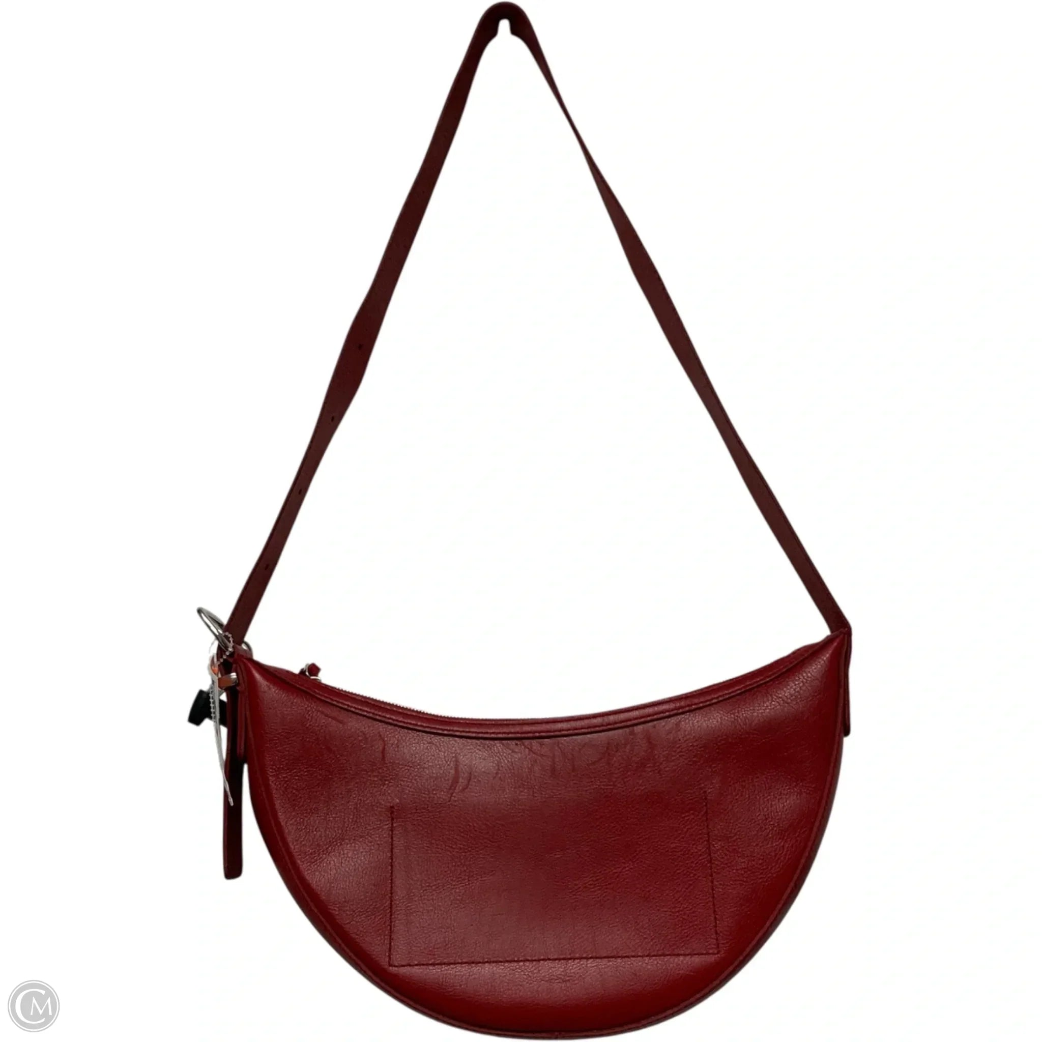 Crossbody Leather By Madewell, Size: Medium