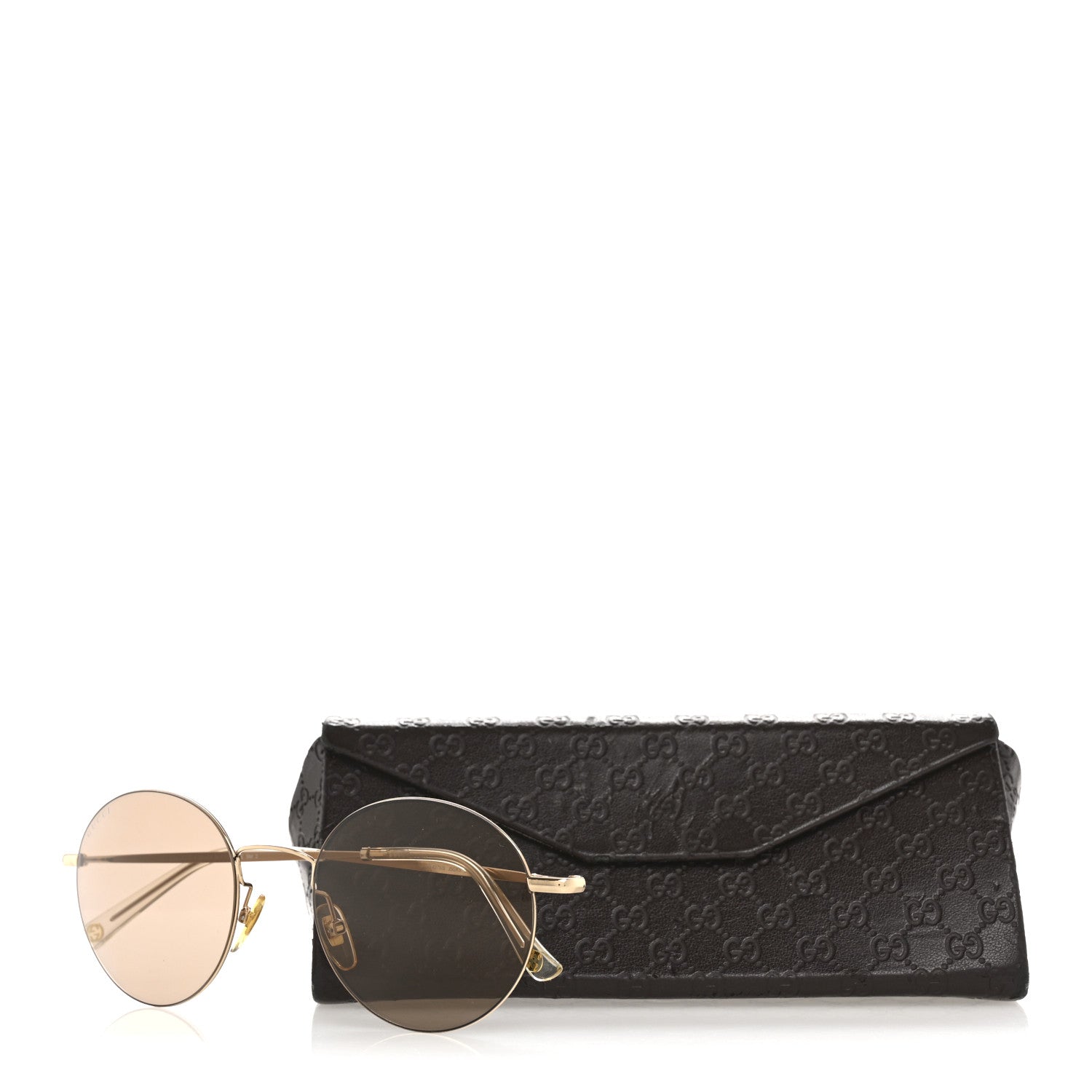 Metal Round Frame Sunglasses GG4273 Gold