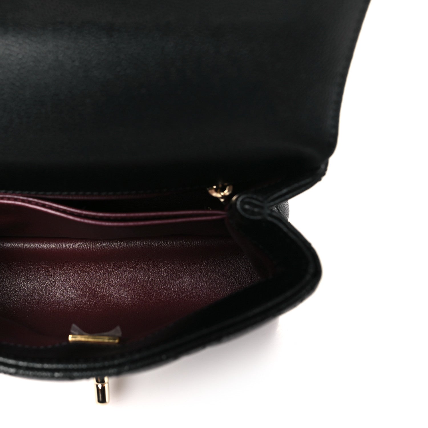 Caviar Quilted Extra Mini Coco Handle Flap Black