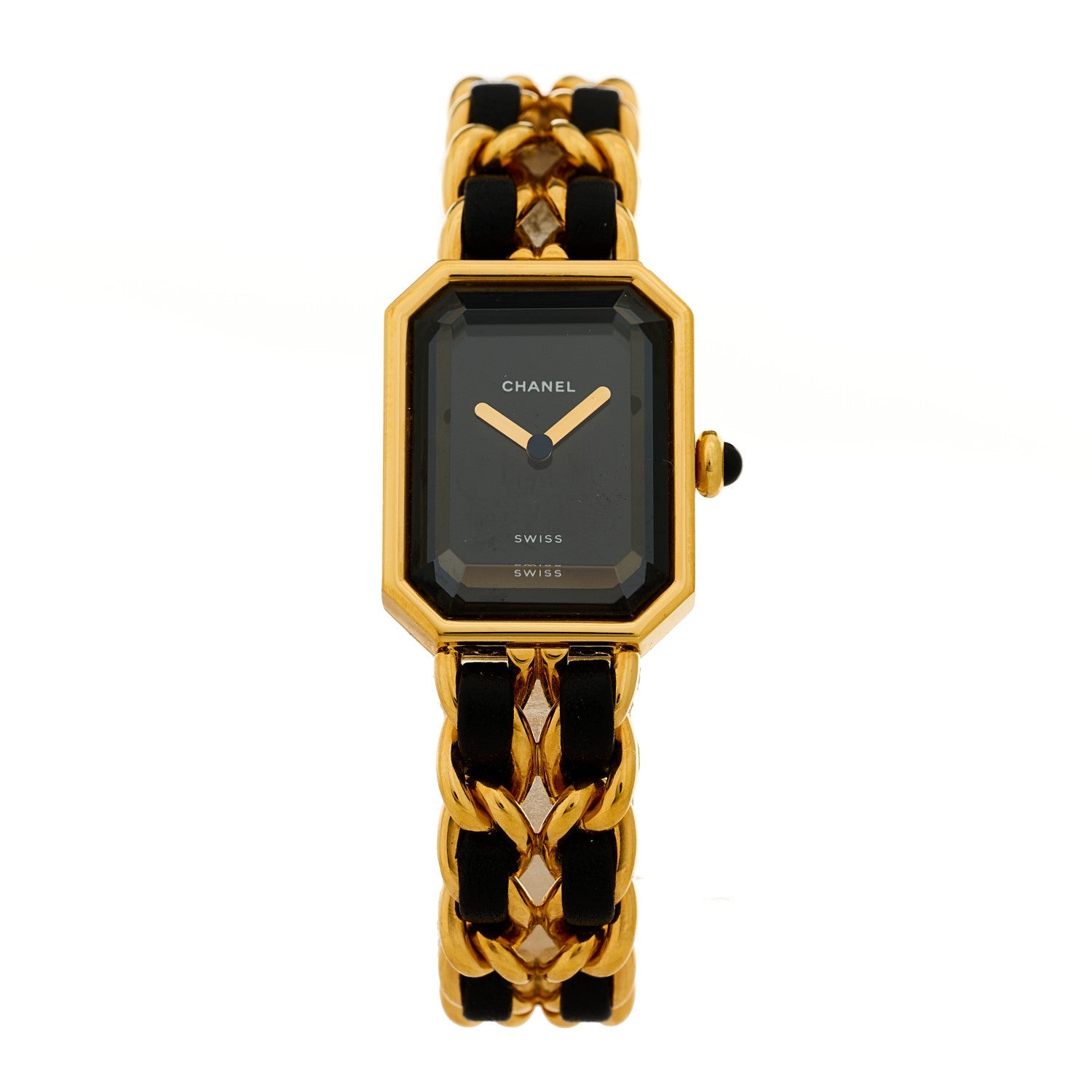 Stainless Steel Lambskin 20mm Chain Premiere Quartz Watch Gold M