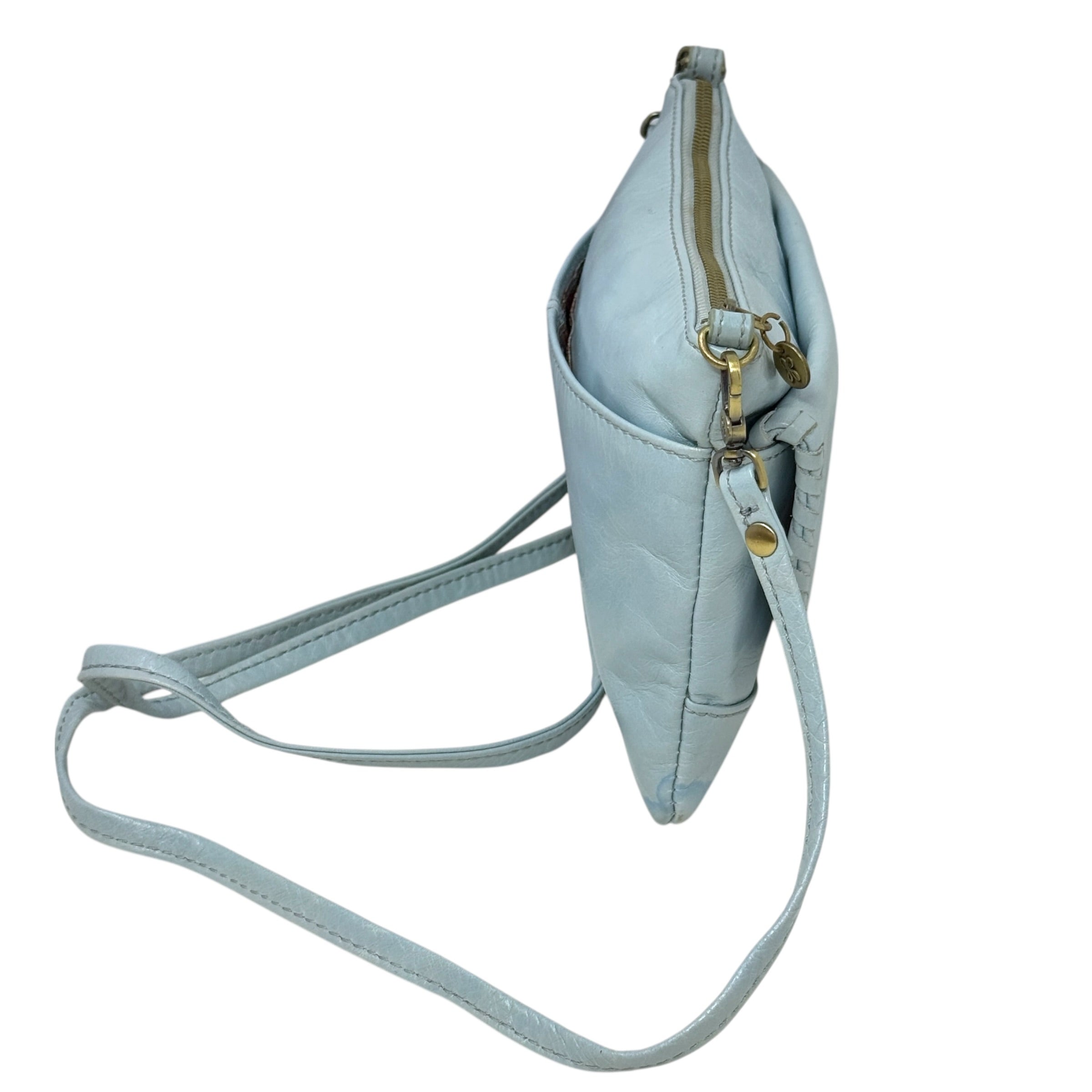 Stroll Leather Crossbody In Whisper Blue By Hobo Intl, Size: Small