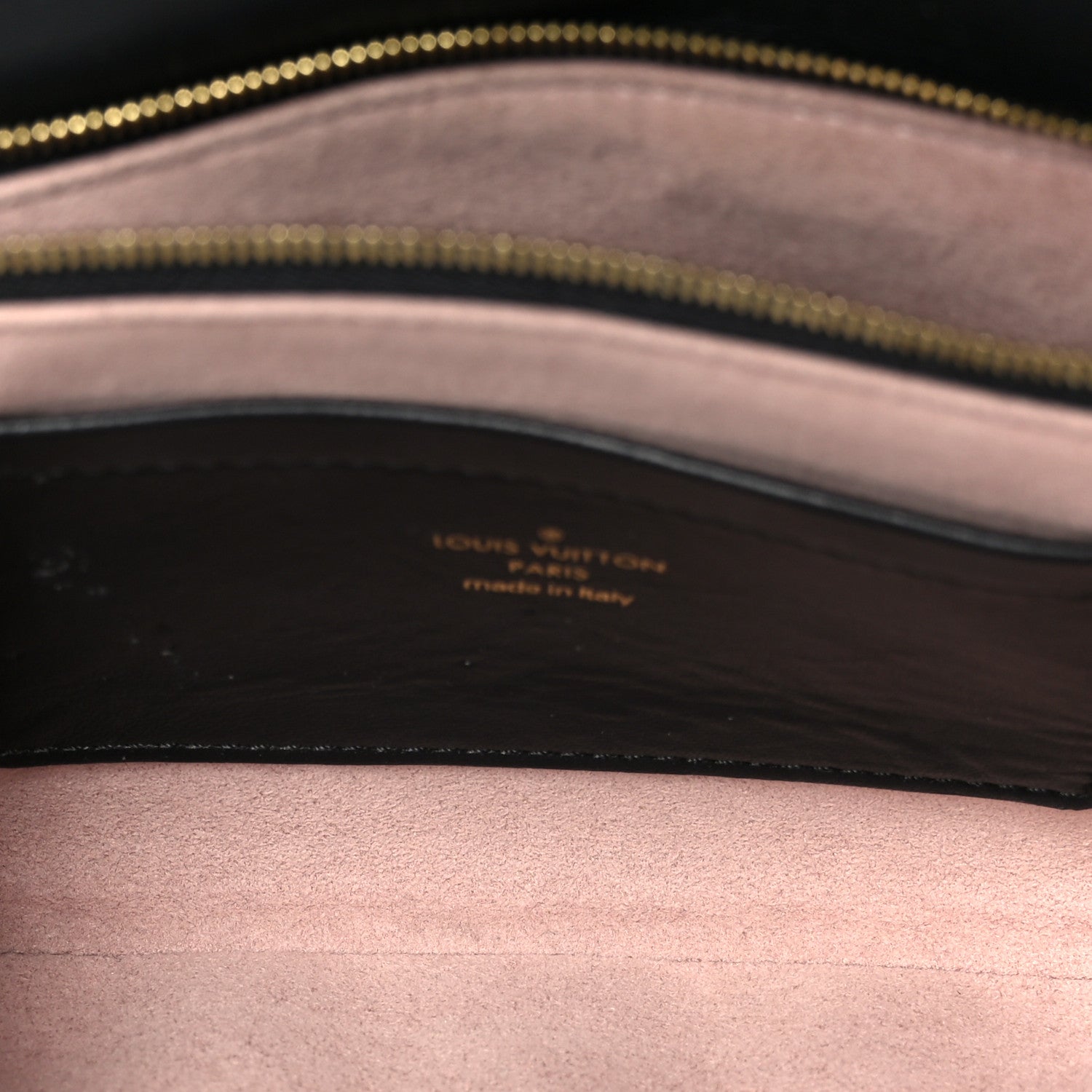 Lambskin Embossed Monogram Pochette Coussin Black