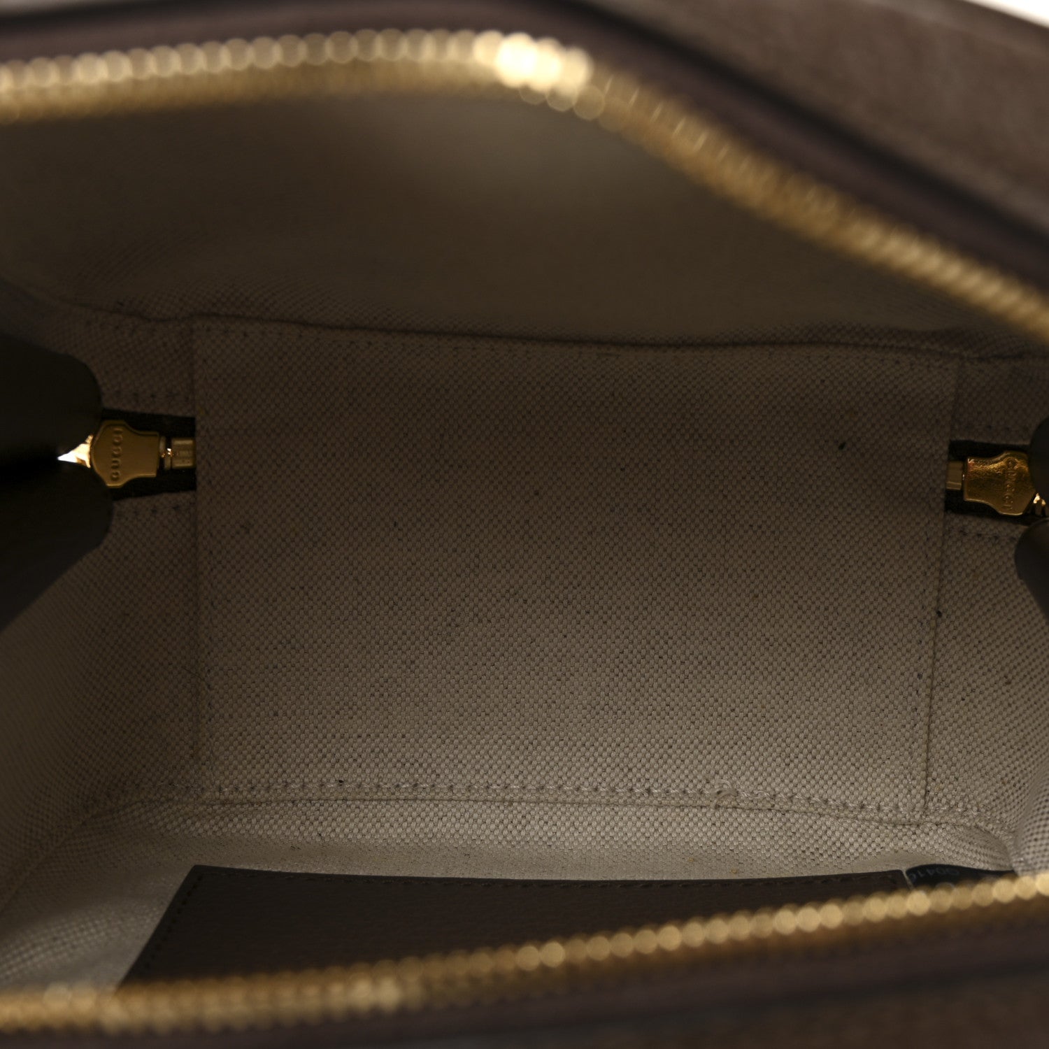 GG Supreme Monogram Textured Dollar Calfskin Mini Ophidia Top Handle Square Shoulder Bag Beige Ebony New Acero