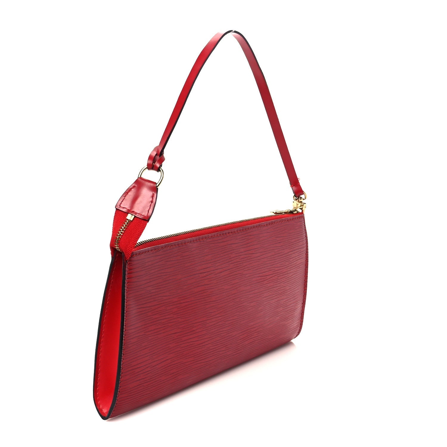 Epi Pochette Accessories 24 Castillan Red