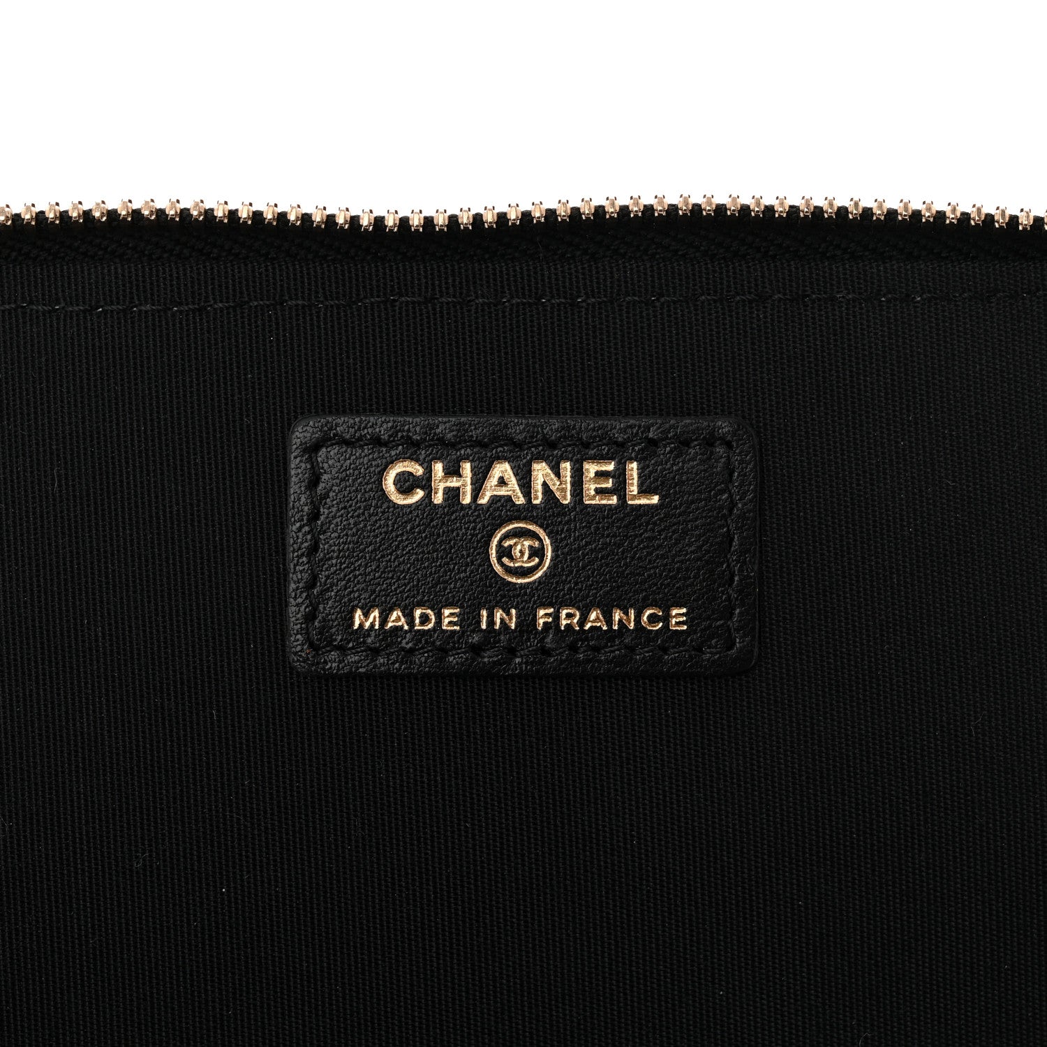 Lambskin Quilted Small Top Handle Vanity Case With Chain Black