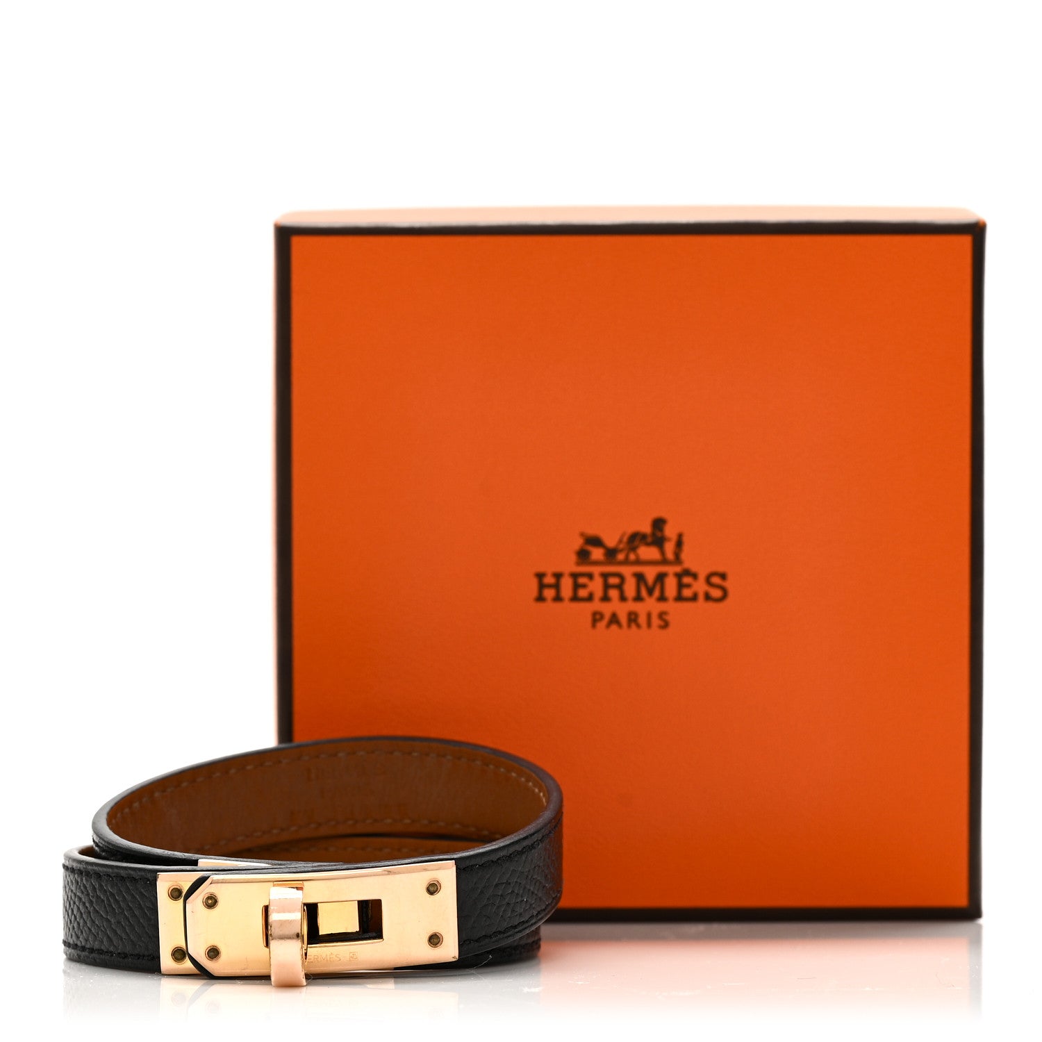 Swift Mini Kelly Double Tour Bracelet S Black