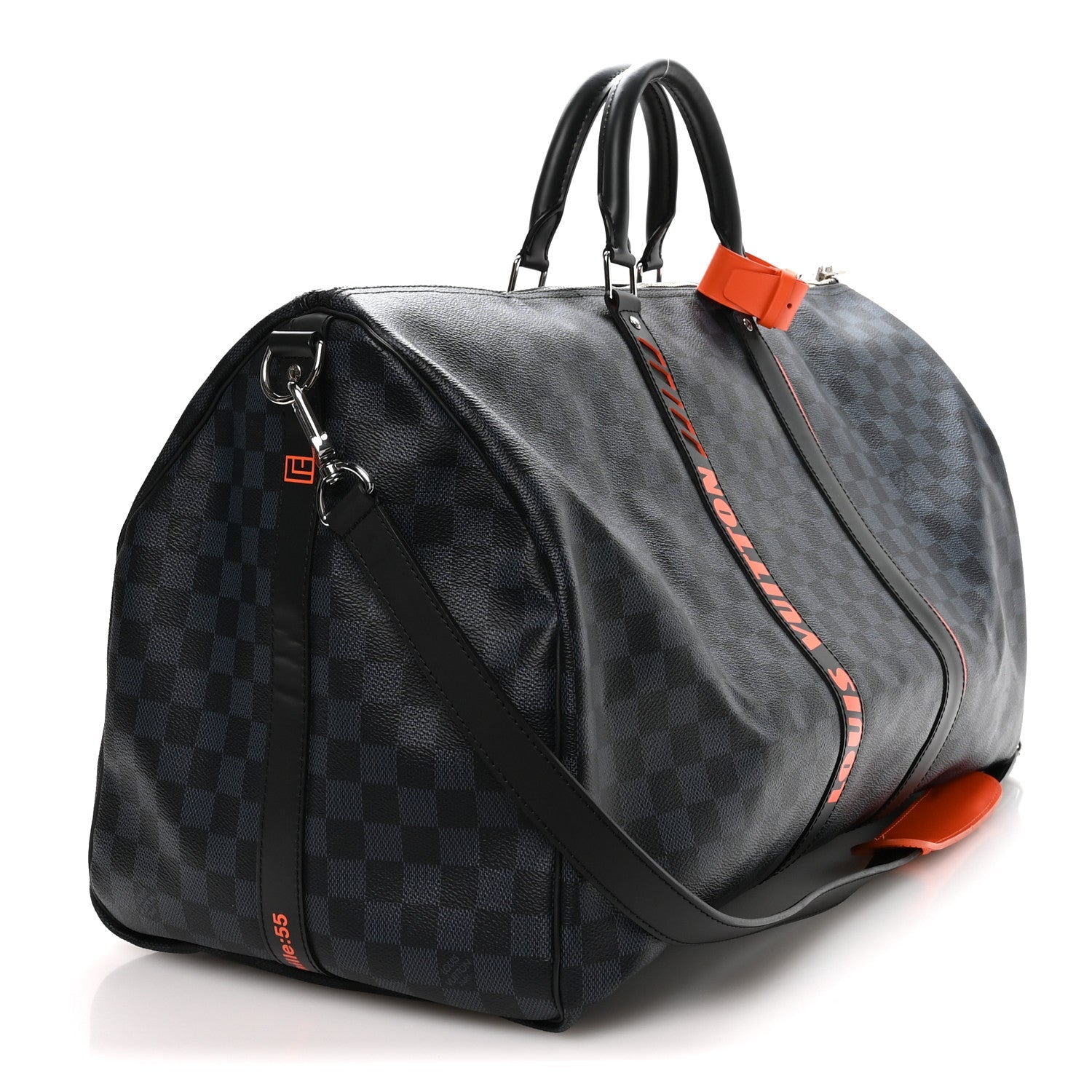 Damier Cobalt Race Keepall Bandouliere 55