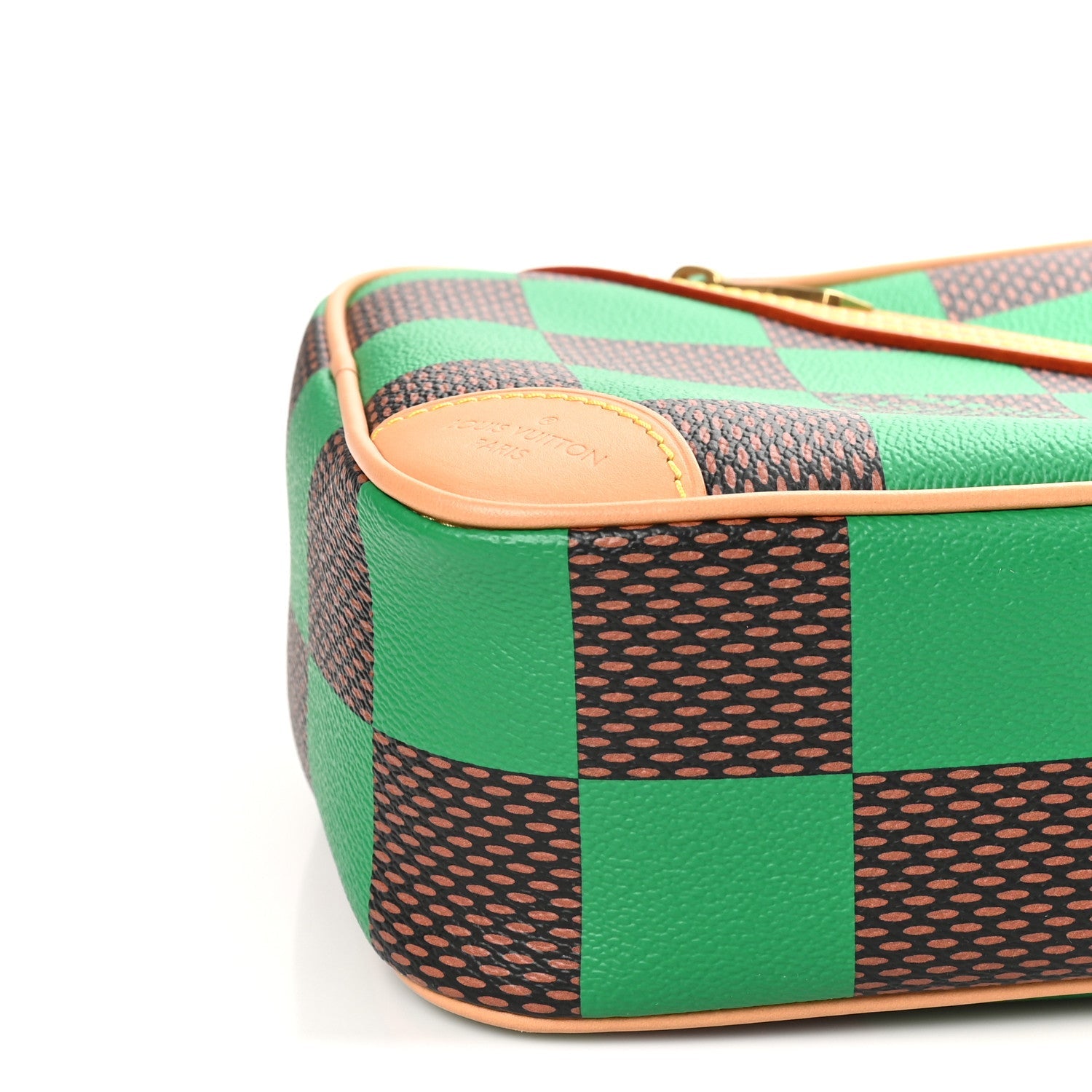 Damier Pop Chess Messenger Green