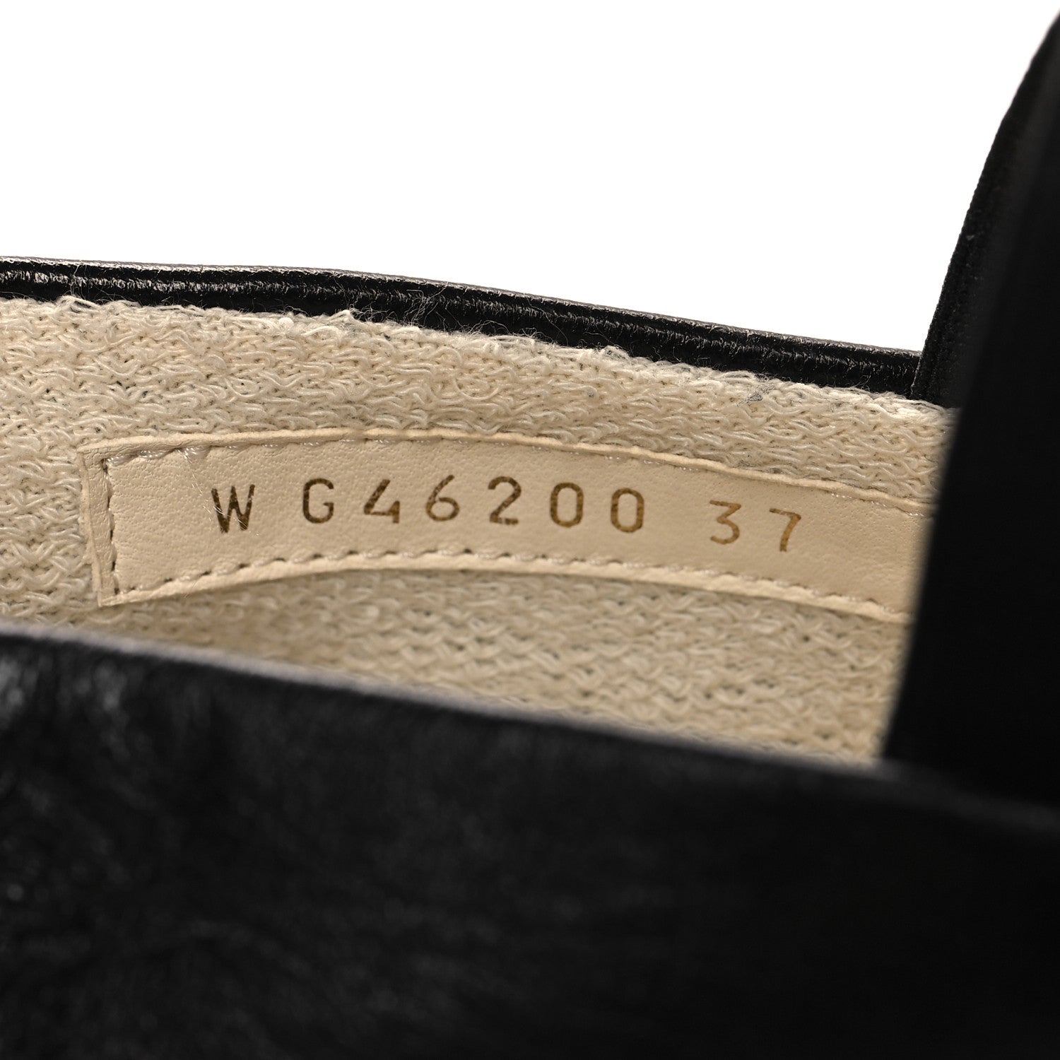 Lambskin Cap Toe CC Mary Jane Flats 37 Black