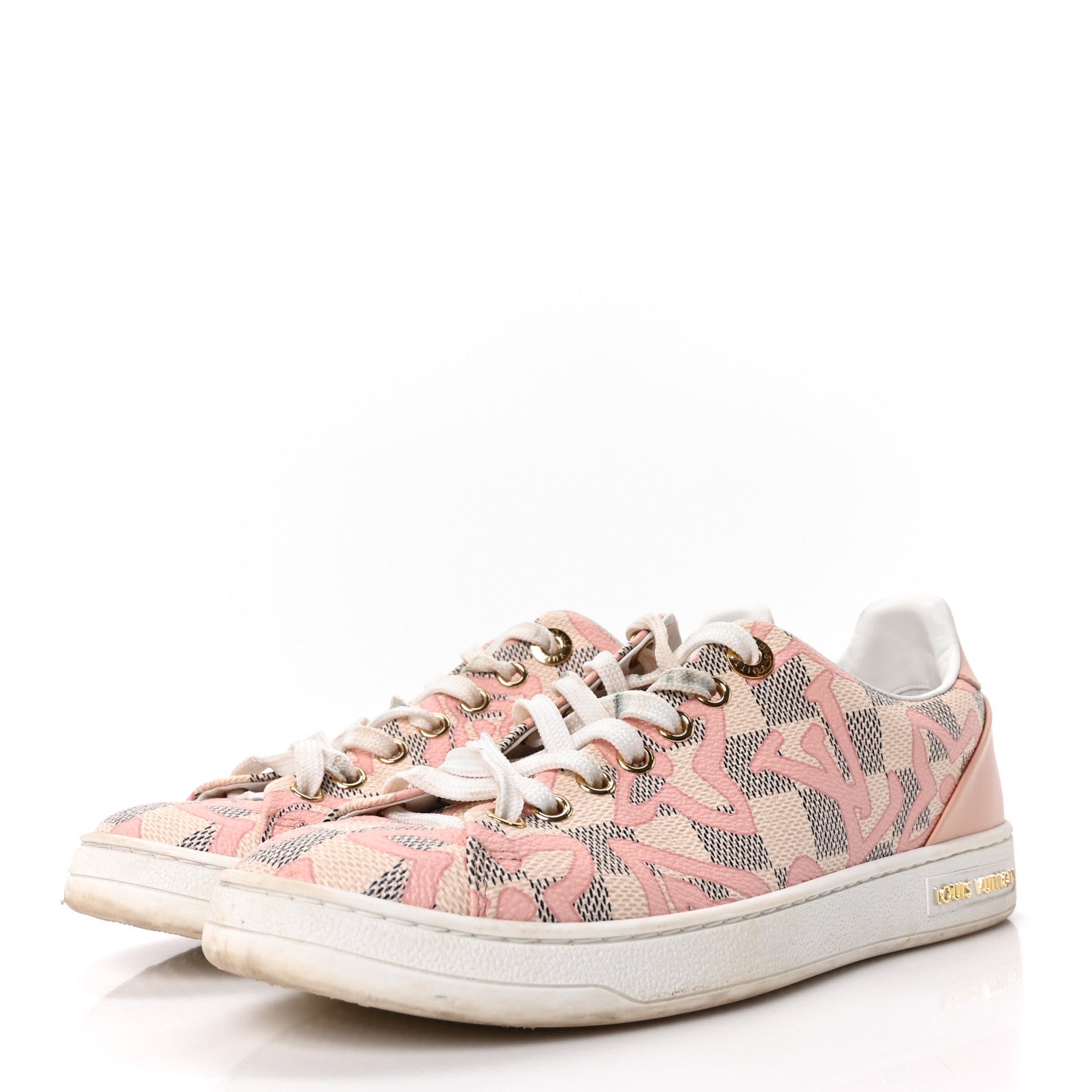 Damier Azur Tahitienne Bora Bora Sneakers 36 Rose Ballerine