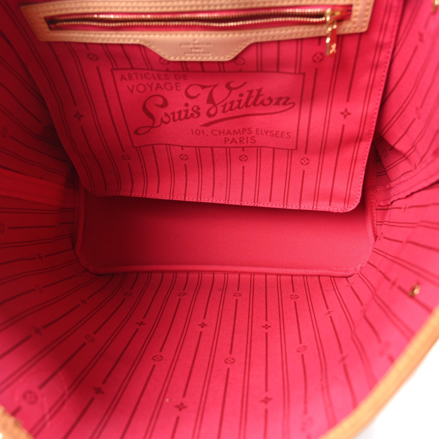 Monogram My LV Heritage Neverfull MM Fuchsia White