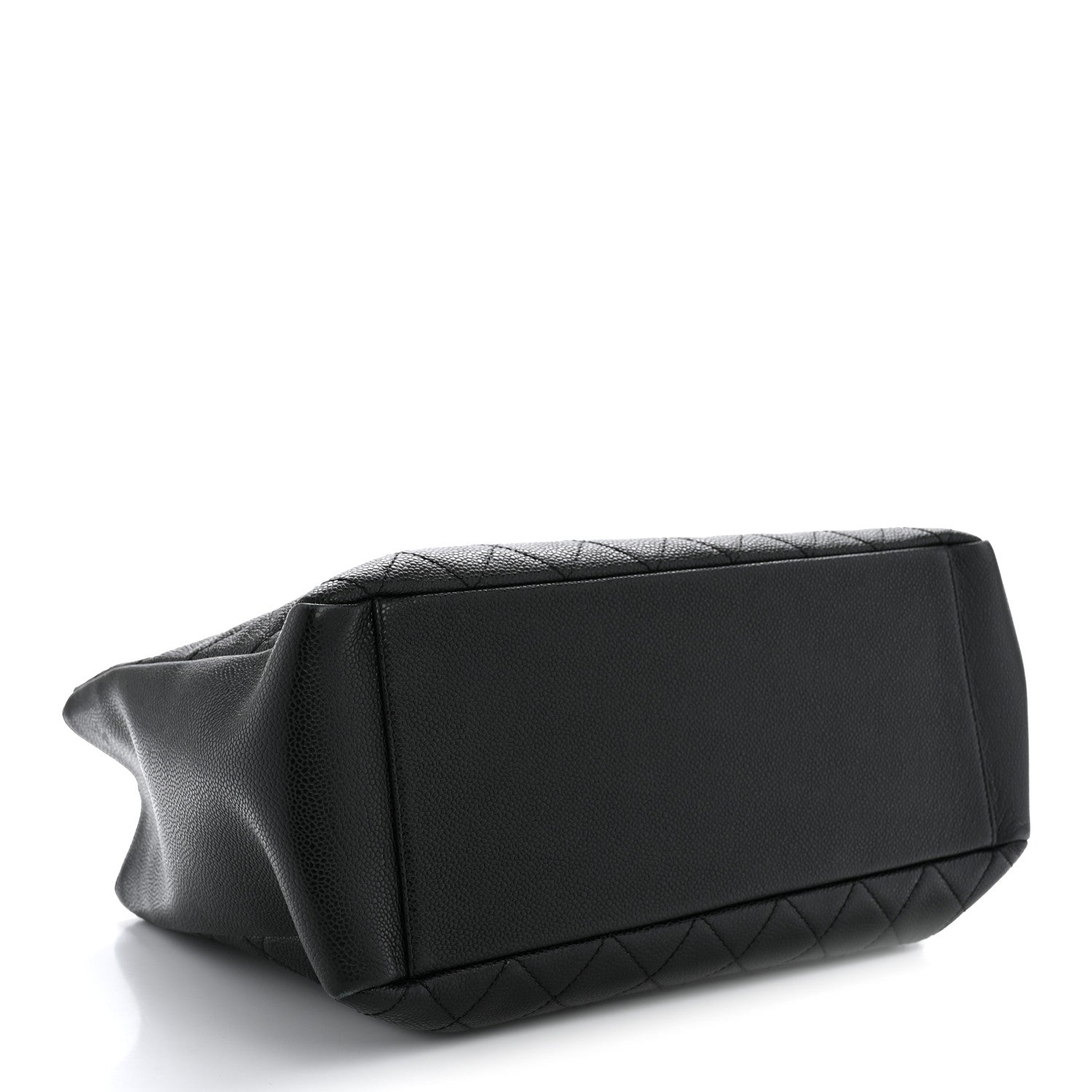 Caviar Quilted Grand Shopping Tote GST Black