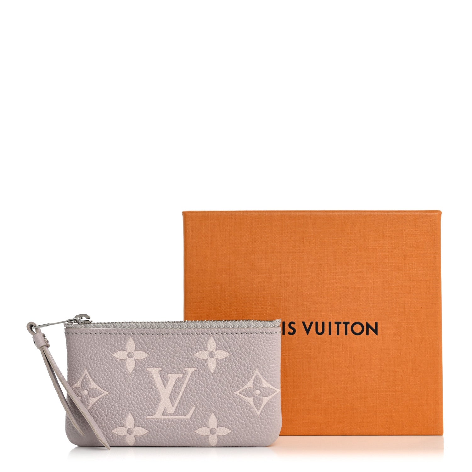 Empreinte Monogram Giant Key Pouch Brume Gray White Quartz