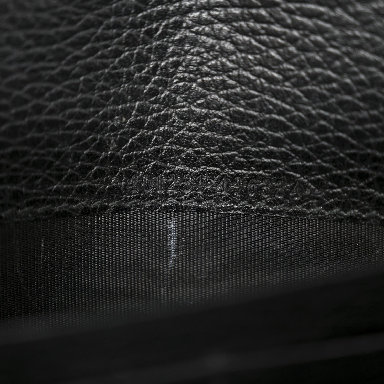 Calfskin Mini Dionysus Chain Wallet Black