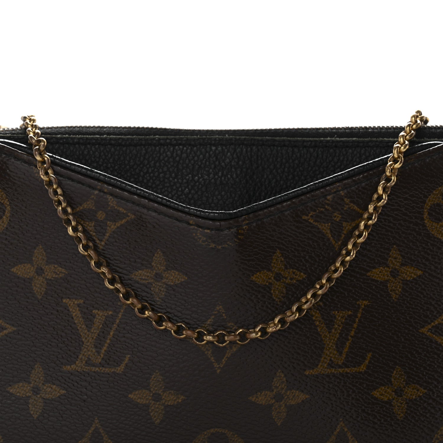 Monogram Pallas Clutch Black