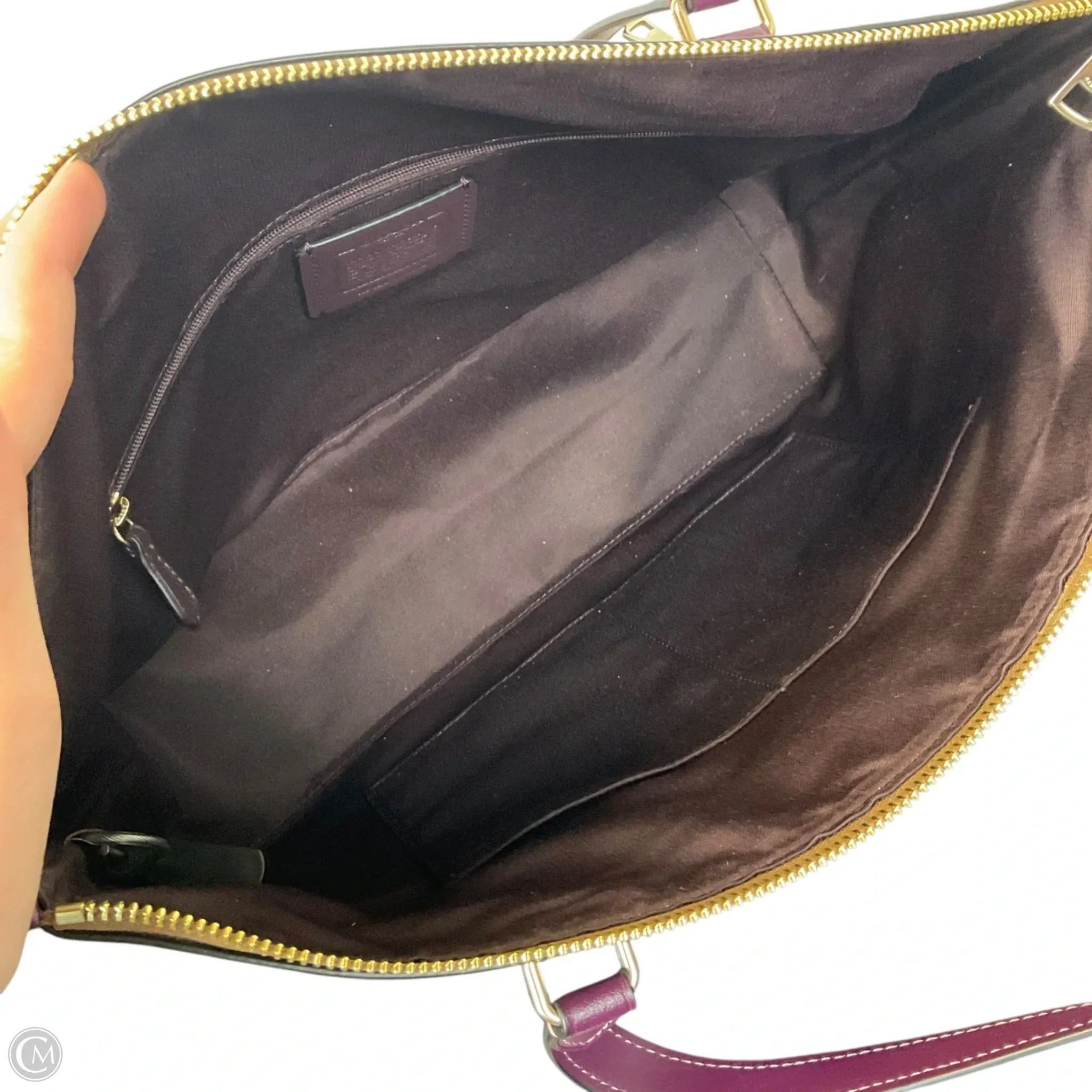 Handbag Designer By Coach, Size: Large