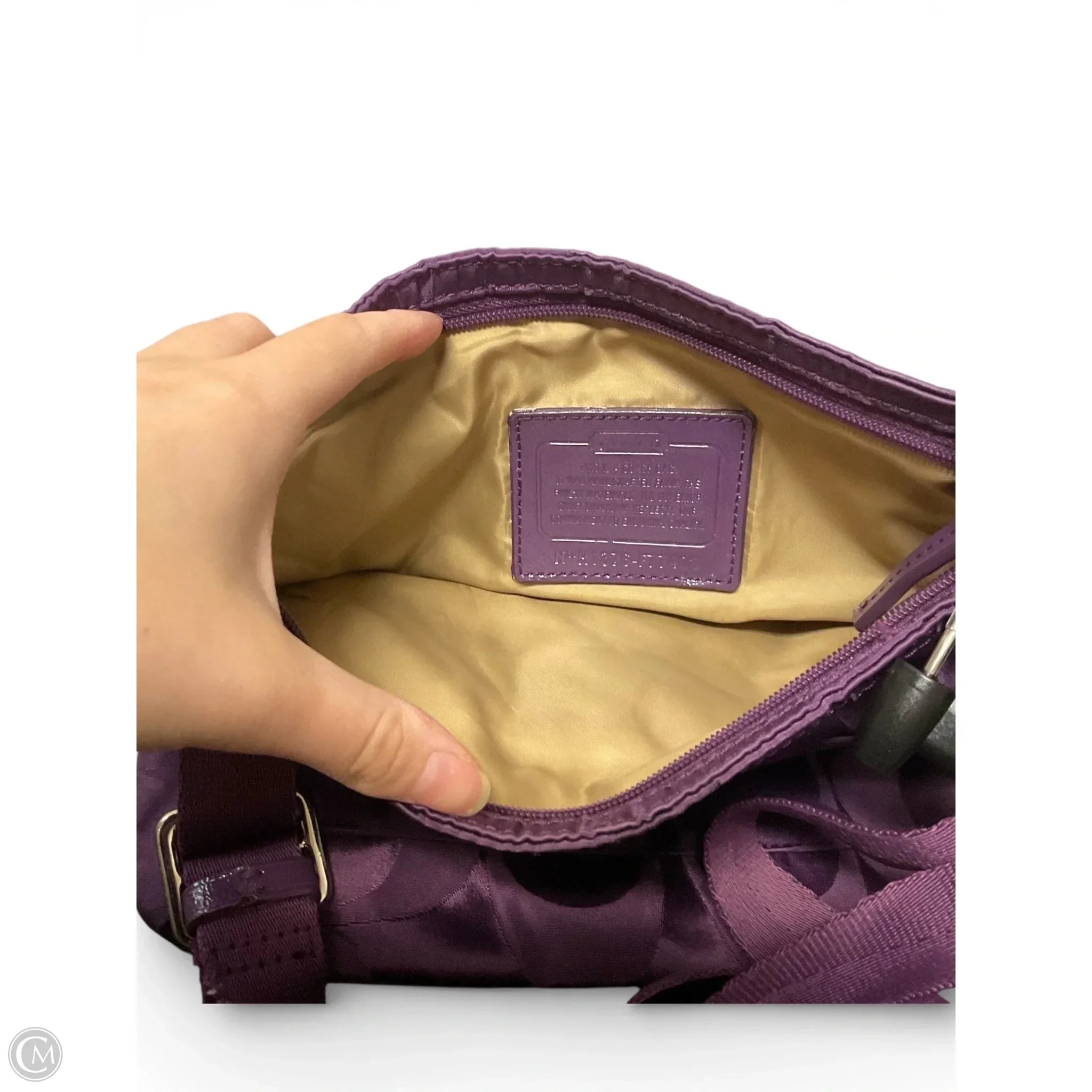 Crossbody Designer By Coach, Size: Small