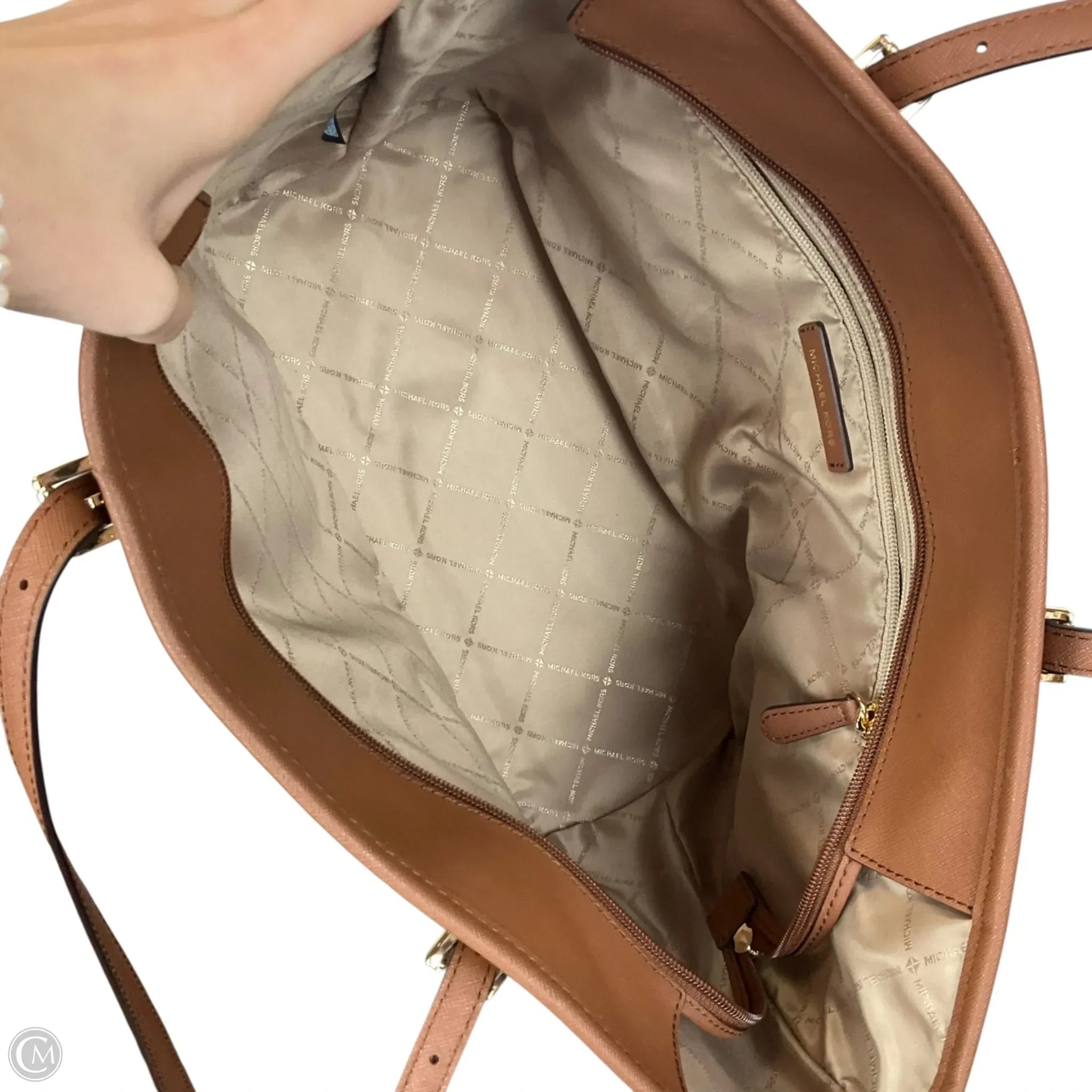 Handbag Designer By Michael Kors, Size: Large