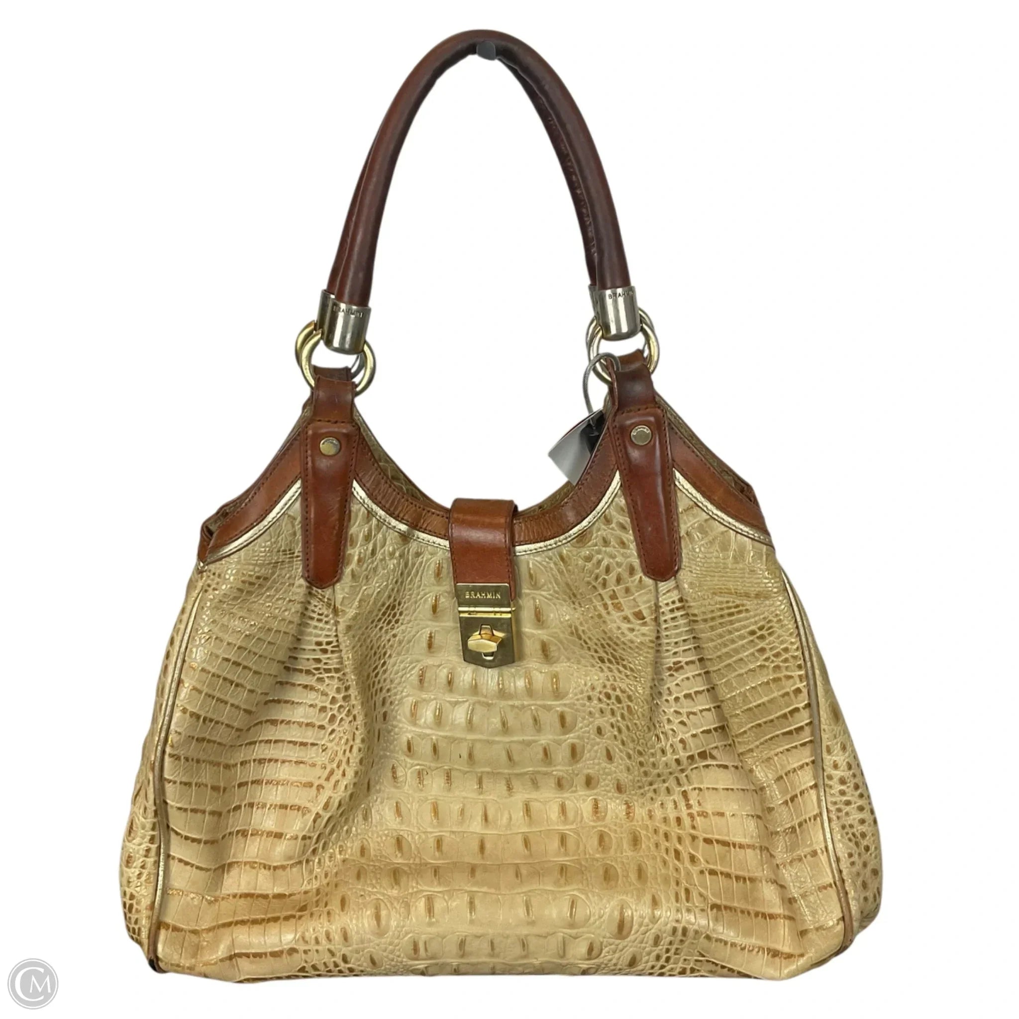 Handbag Designer By Brahmin, Size: Medium