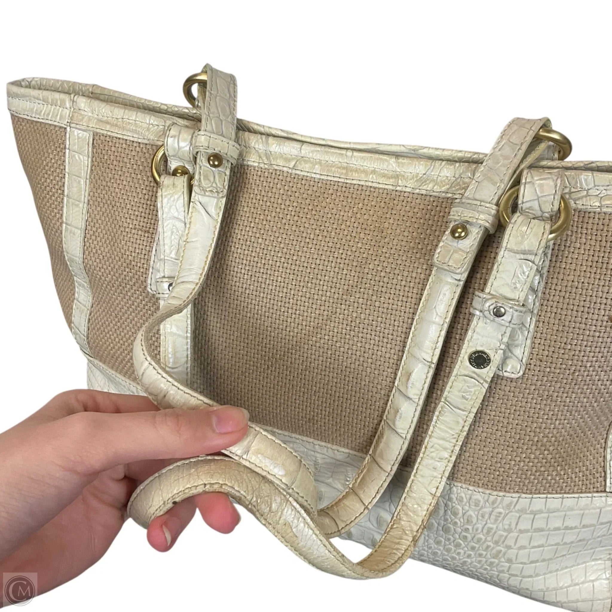 Handbag Designer By Brahmin, Size: Medium