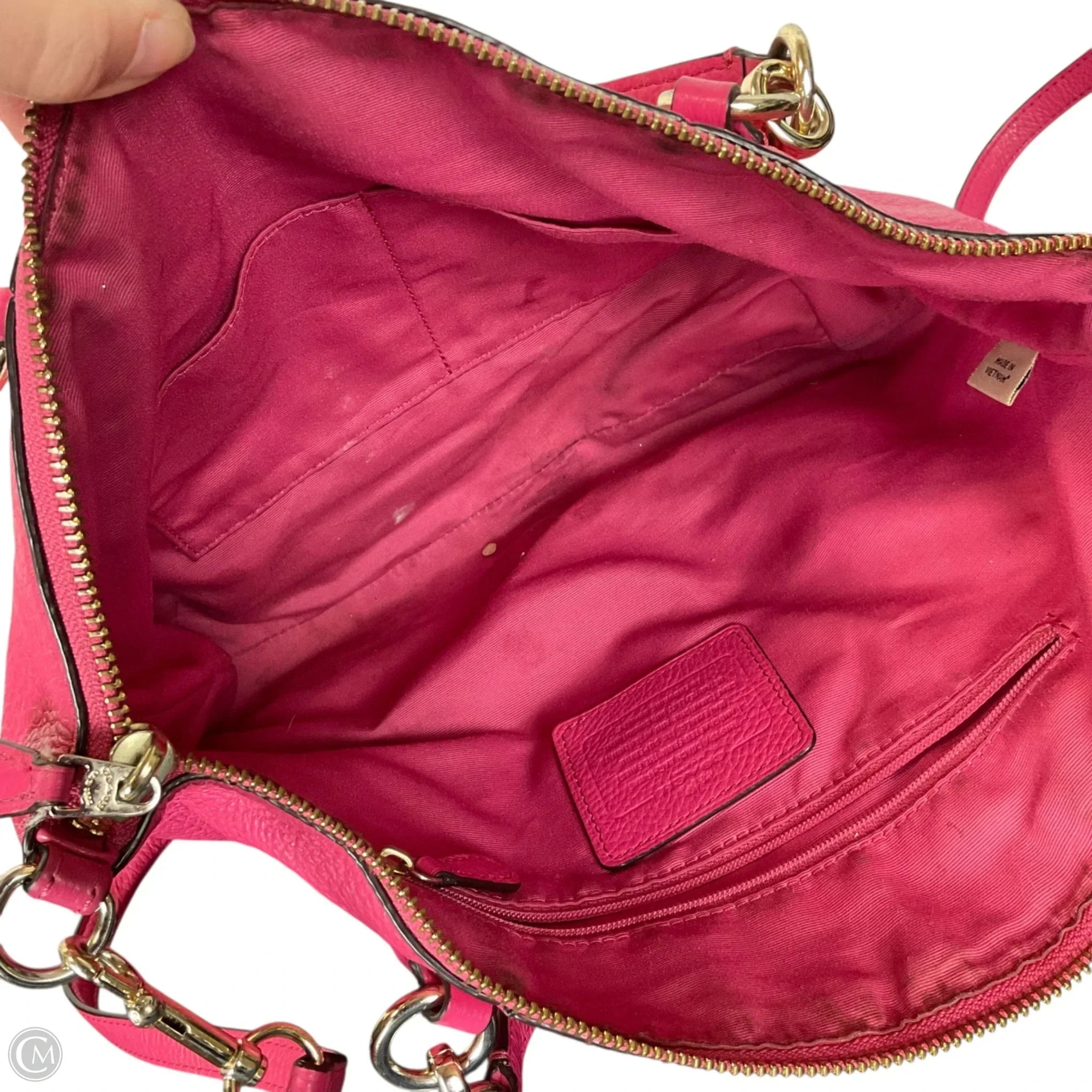 Handbag Designer By Coach, Size: Medium