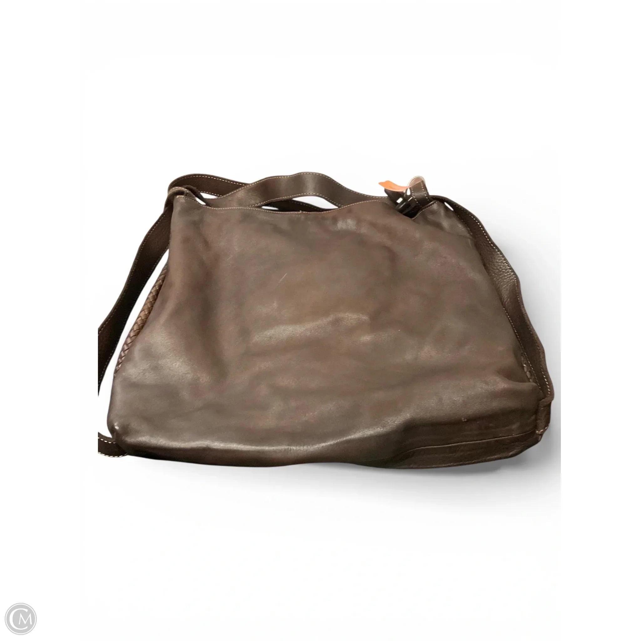 Handbag Leather By Clothes Mentor, Size: Medium