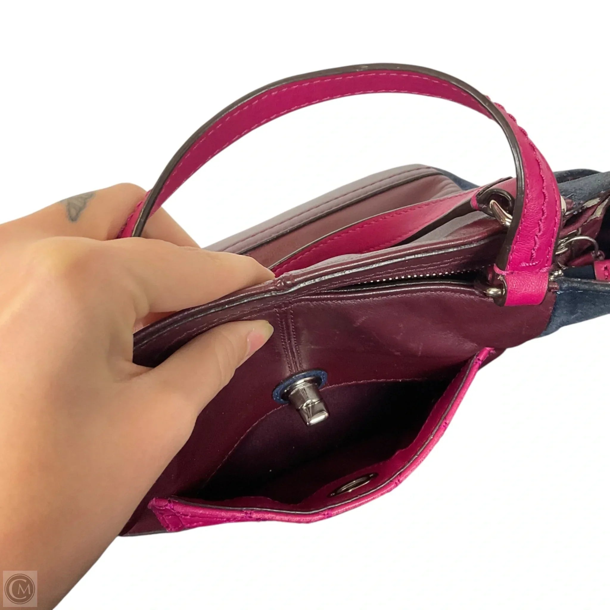 Crossbody Designer By Coach, Size: Small