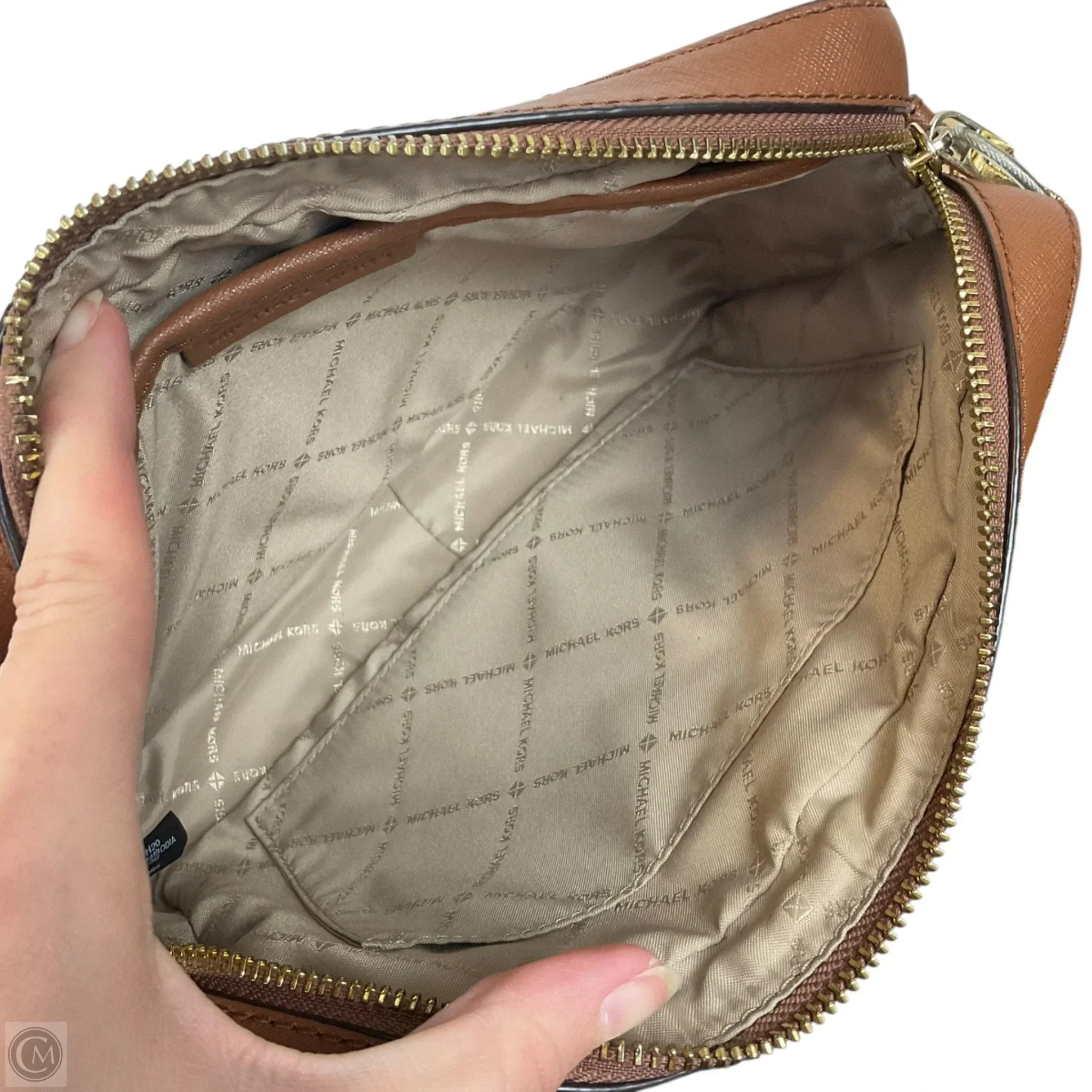 Crossbody Designer By Michael Kors, Size: Medium