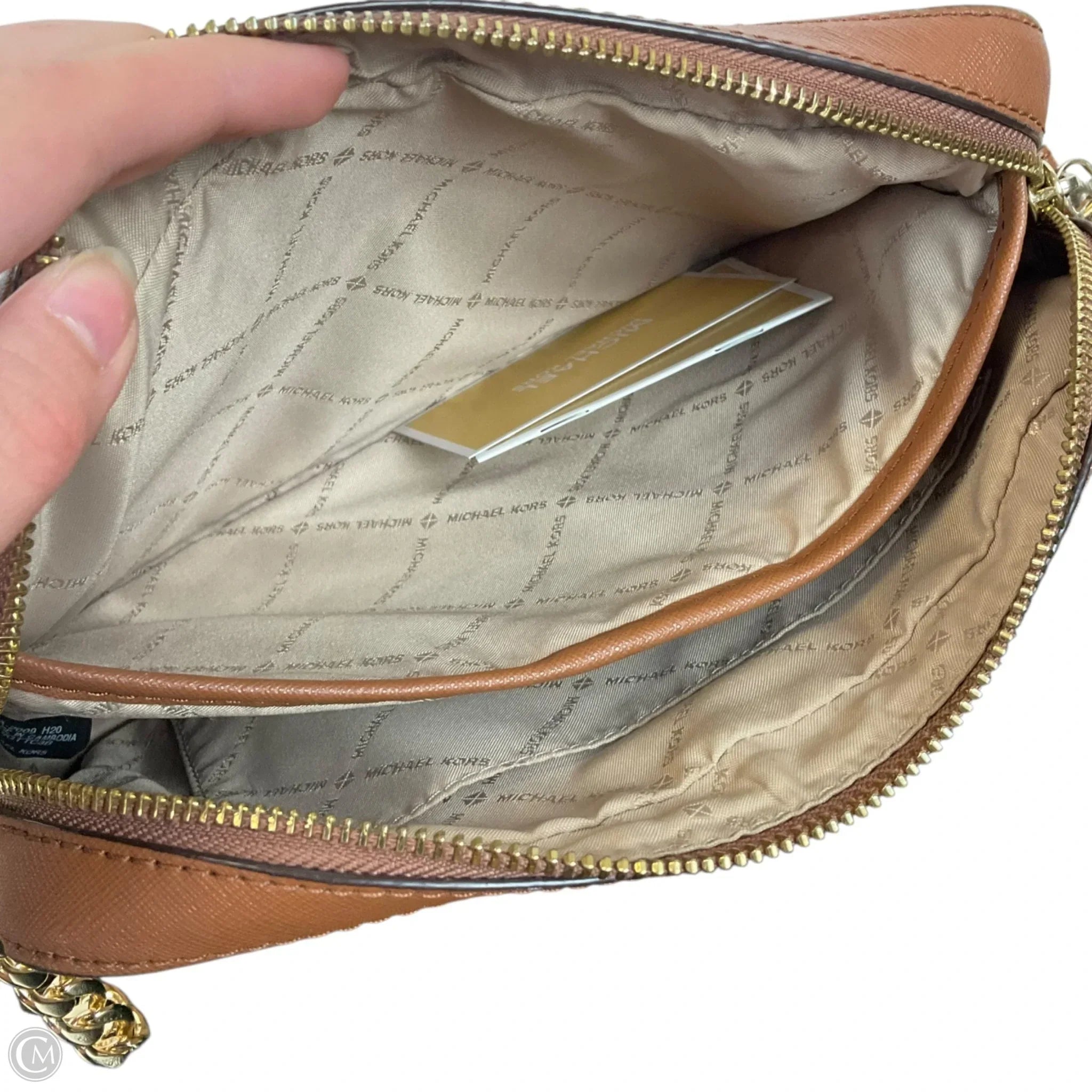 Crossbody Designer By Michael Kors, Size: Medium