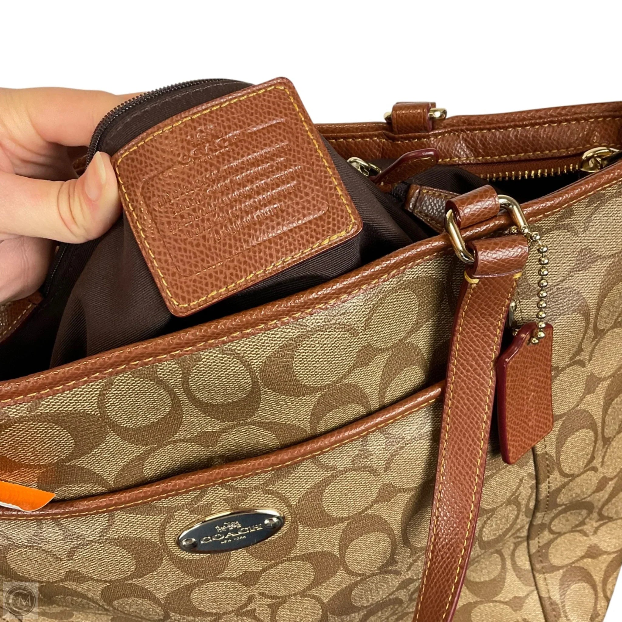 Handbag Designer By Coach, Size: Large