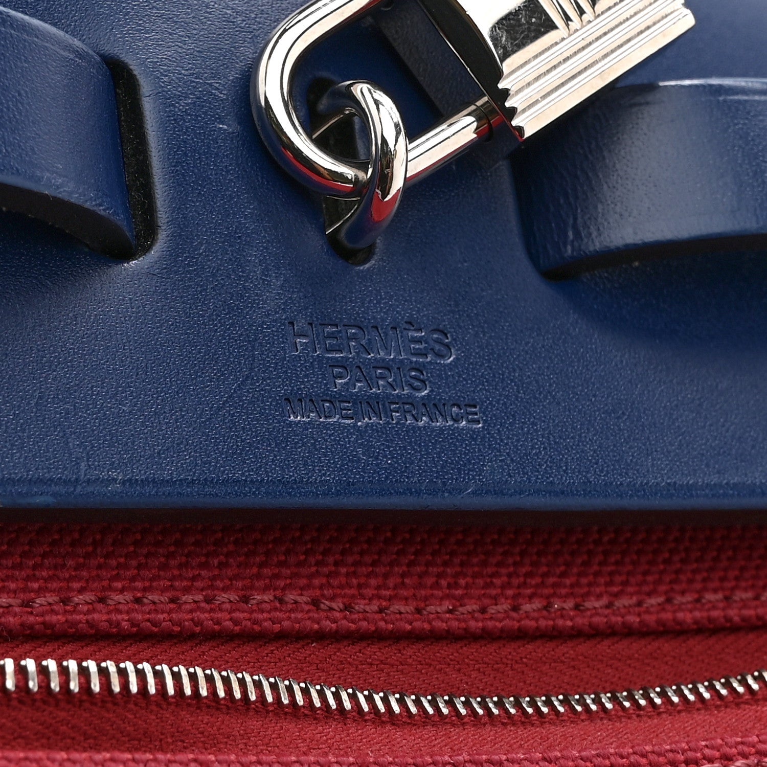 Military Toile Vache Hunter Herbag Zip 31 PM Rouge Grenat Bleu Saphir