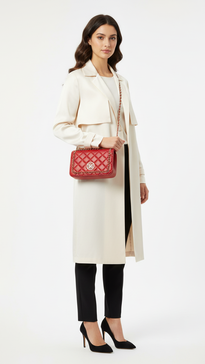 Vegan Leather Diamond Quilted Crossbody By Badgley Mischka, Size: Small